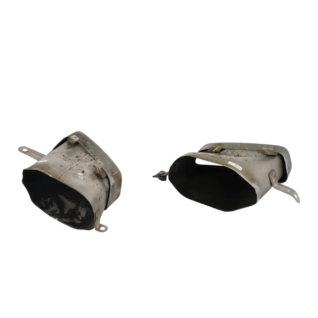 Audi A6 C7 Rear Bumper Exhaust Tail Pipe Tip End Set 4G0253826A - SKU 4G0253825T-SET - Part number 4G0253825T