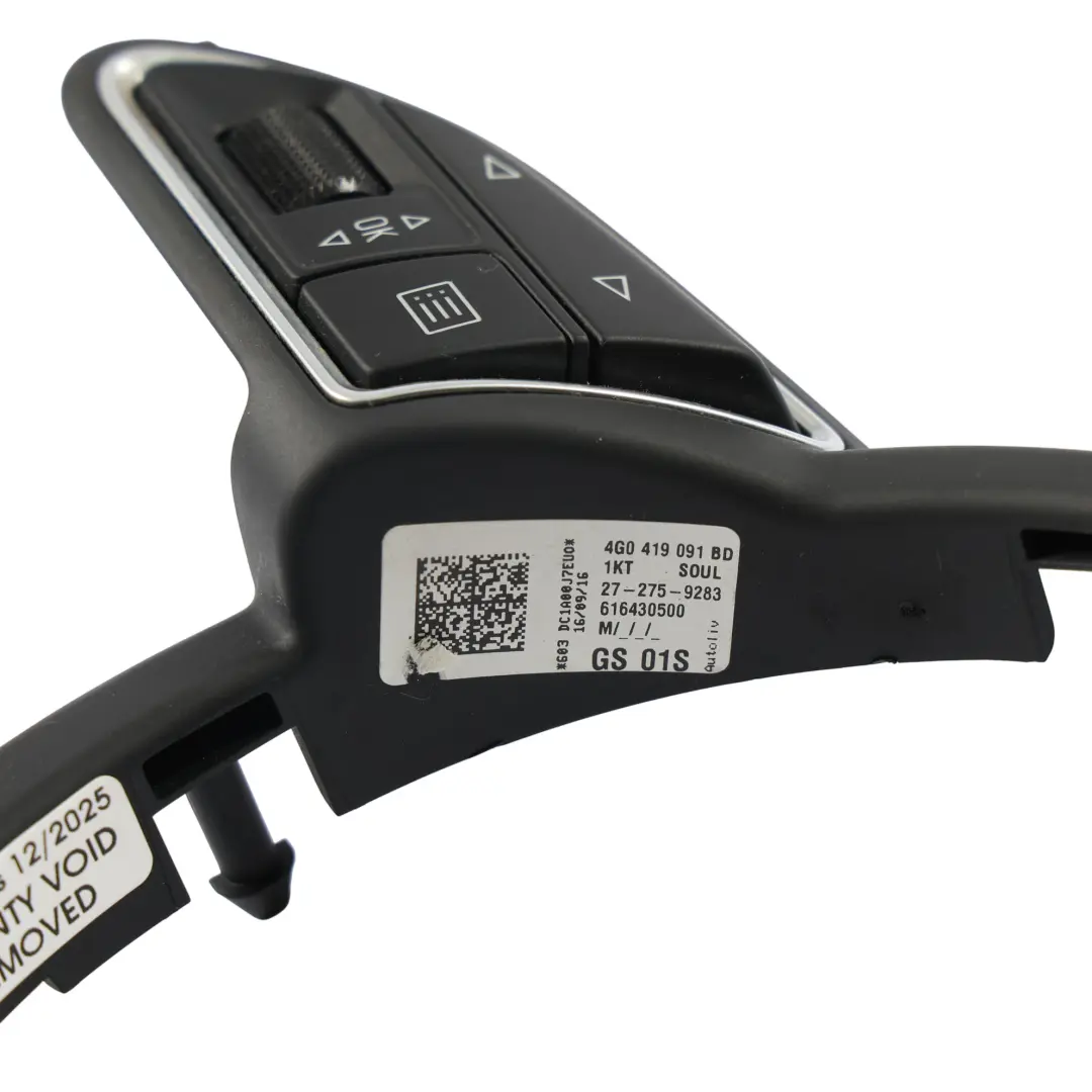 Multifunkcja Przyciski Kierownicy Sport do Audi A6 C7 A7 4G o numerze 4G0419091BD Audi A6 C7 A7 4G Multifunkcja Przyciski Kierownicy Sport - SKU 4G0419091BD - Numer Części 4G0419091BD