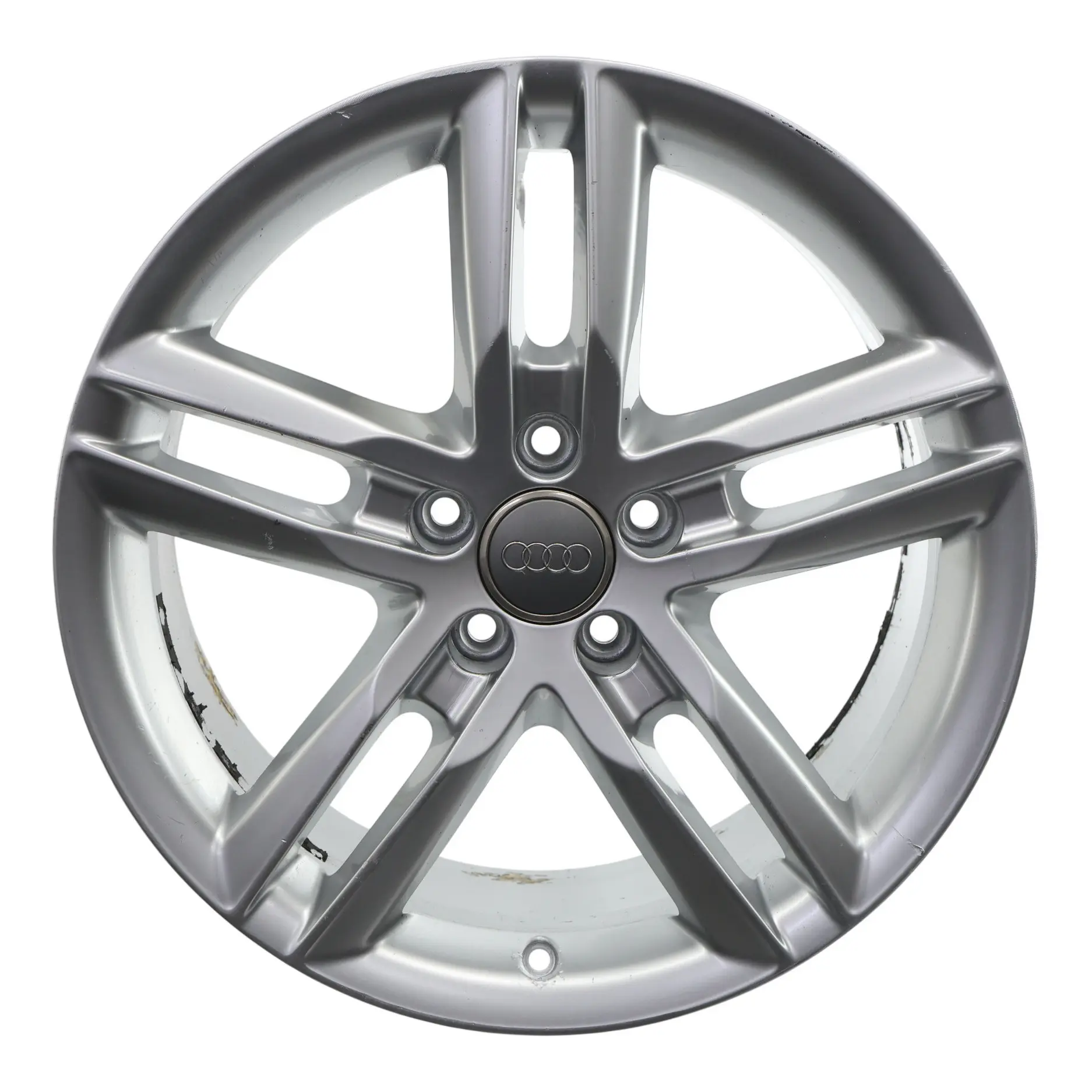 Audi A6 C7 Cerchio In Lega Argento 18" 8J ET:39 10-Spoke 4G0601025BL