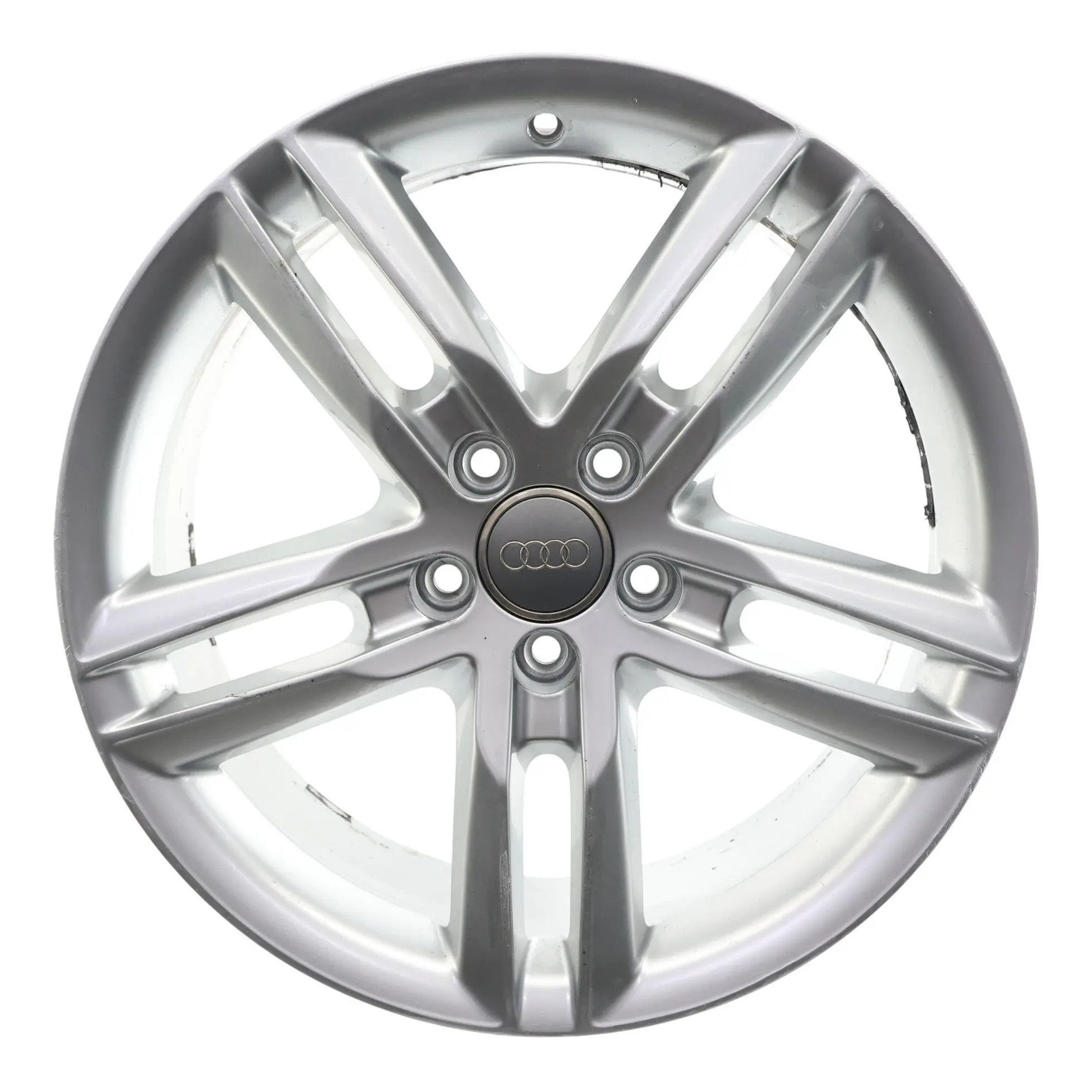 Audi A6 C7 Wheel Rim Alloy Silver 18" 8J ET:39 10-Spoke 4G0601025BL