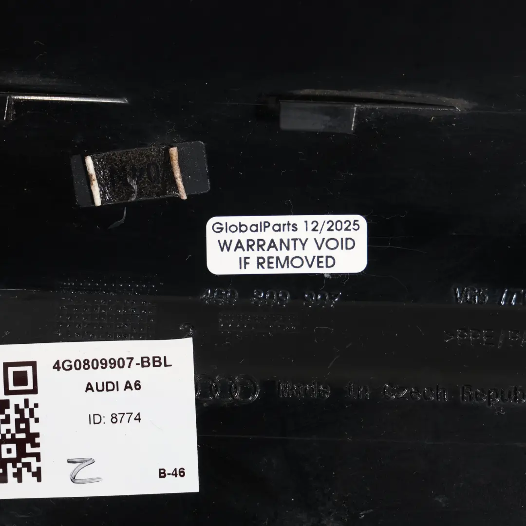 Filler Fill Flap Cover Cap Brilliant Black - Y9B to Audi A6 C7 Fuel with Part number 4G0809907 Audi A6 C7 Fuel Filler Fill Flap Cover Cap Brilliant Black - Y9B - SKU 4G0809907-BBL - Part number 4G0809907