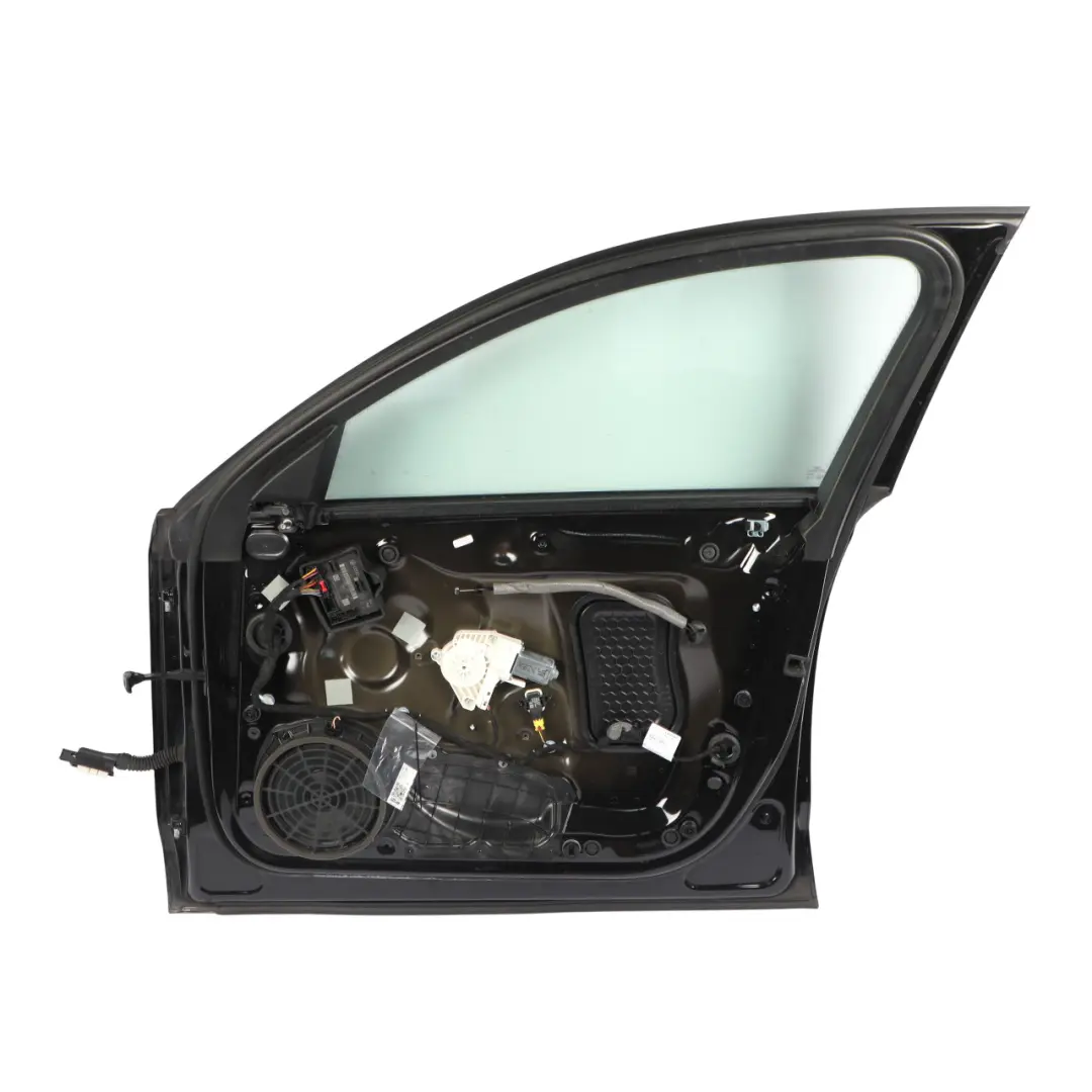 Audi A6 C7 Door Front Right O/S Covering Panel Brilliant Black Metallic - Y9B - SKU 4G0831052-BBL - Part number 4G0831052