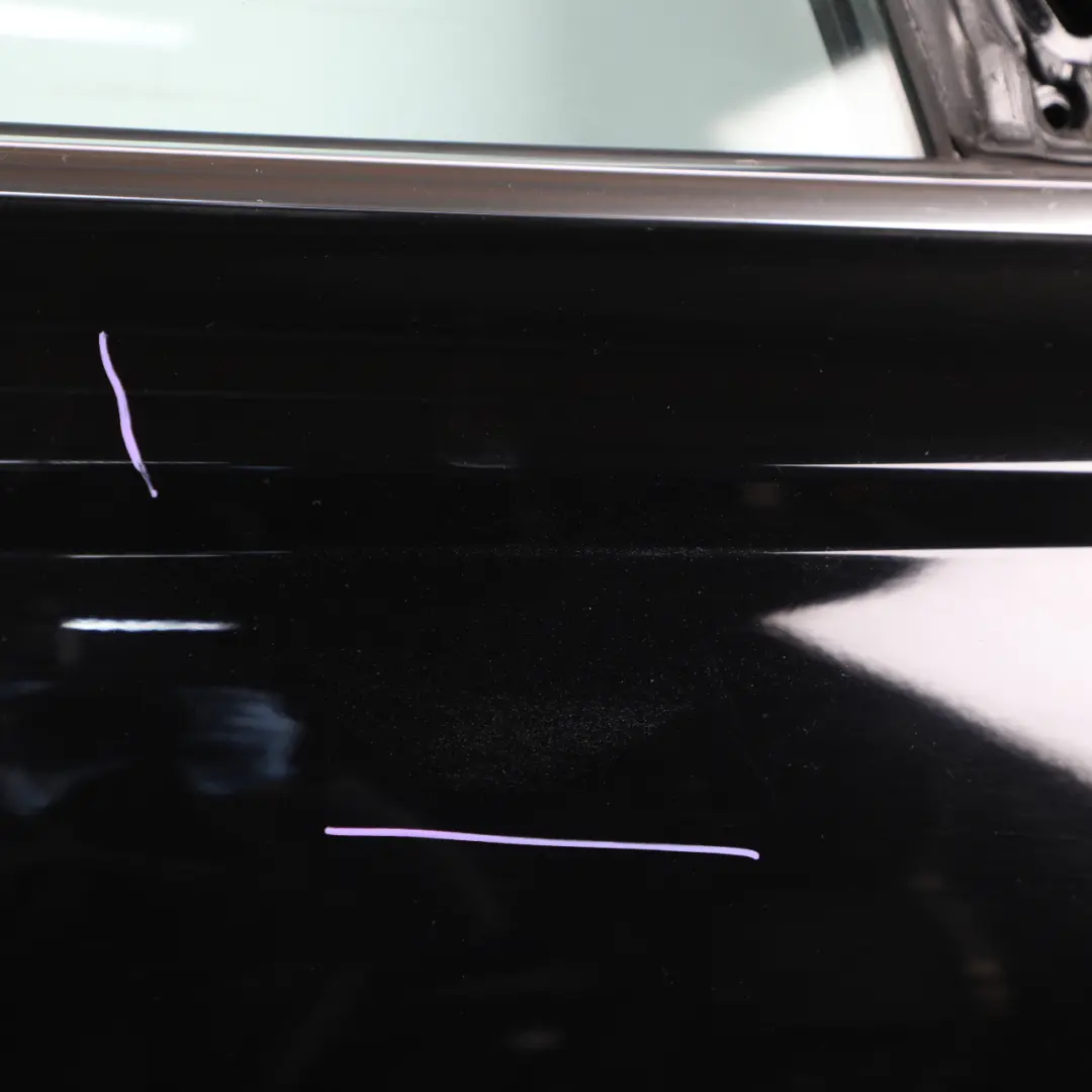 Audi A6 C7 Door Front Right O/S Covering Panel Brilliant Black Metallic - Y9B - SKU 4G0831052-BBL - Part number 4G0831052