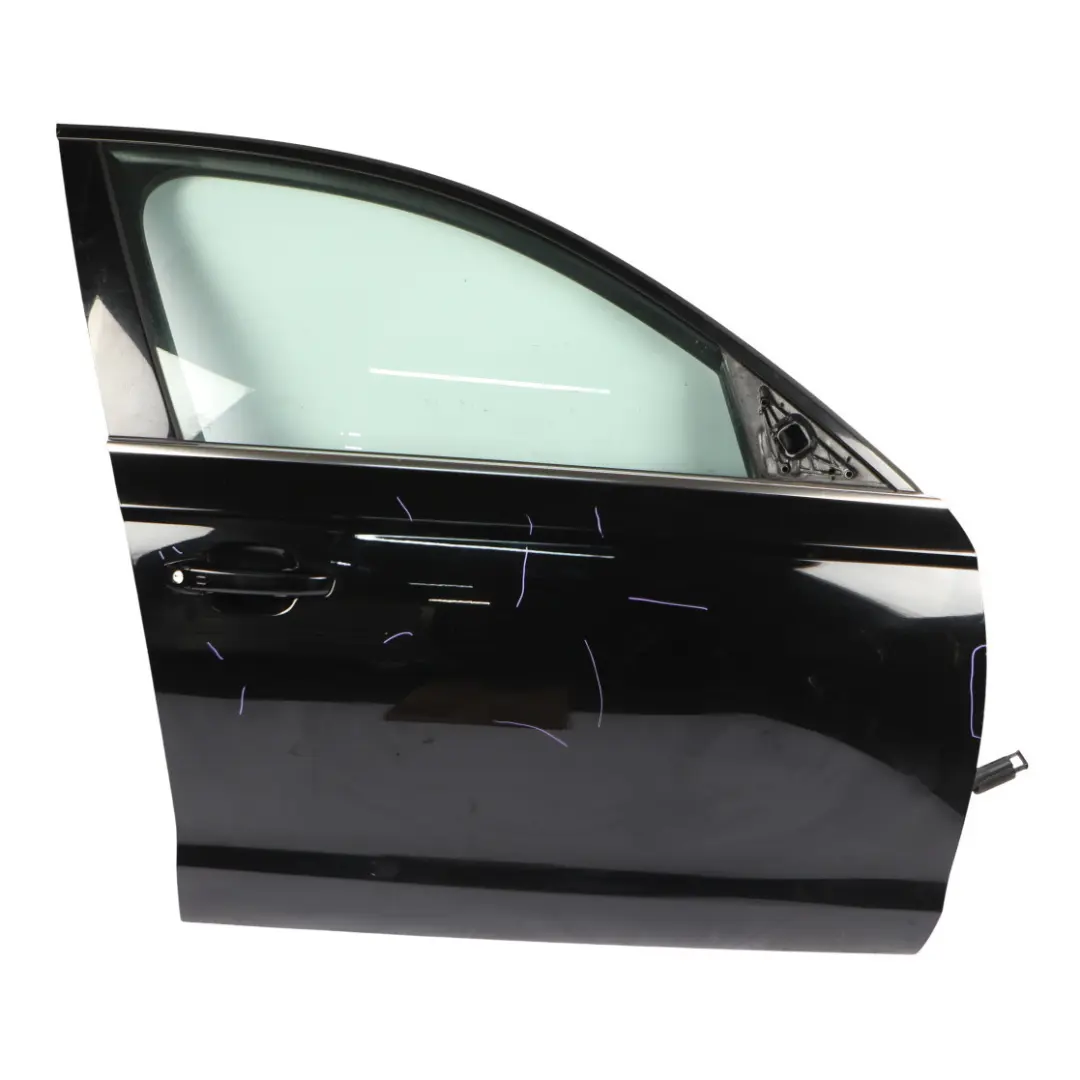 Audi A6 C7 Door Front Right O/S Covering Panel Brilliant Black Metallic - Y9B - SKU 4G0831052-BBL - Part number 4G0831052