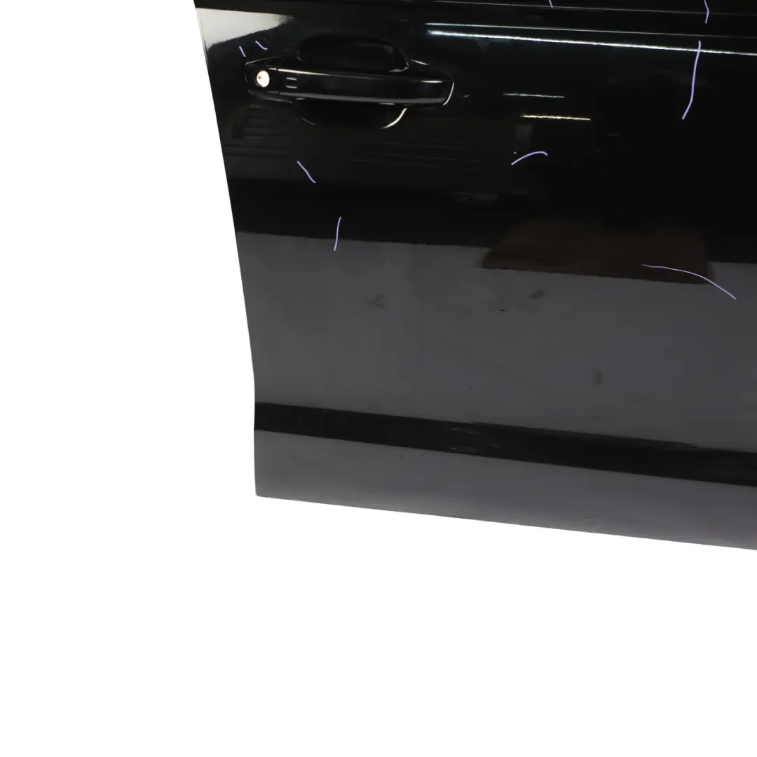 Audi A6 C7 Door Front Right O/S Covering Panel Brilliant Black Metallic - Y9B - SKU 4G0831052-BBL - Part number 4G0831052