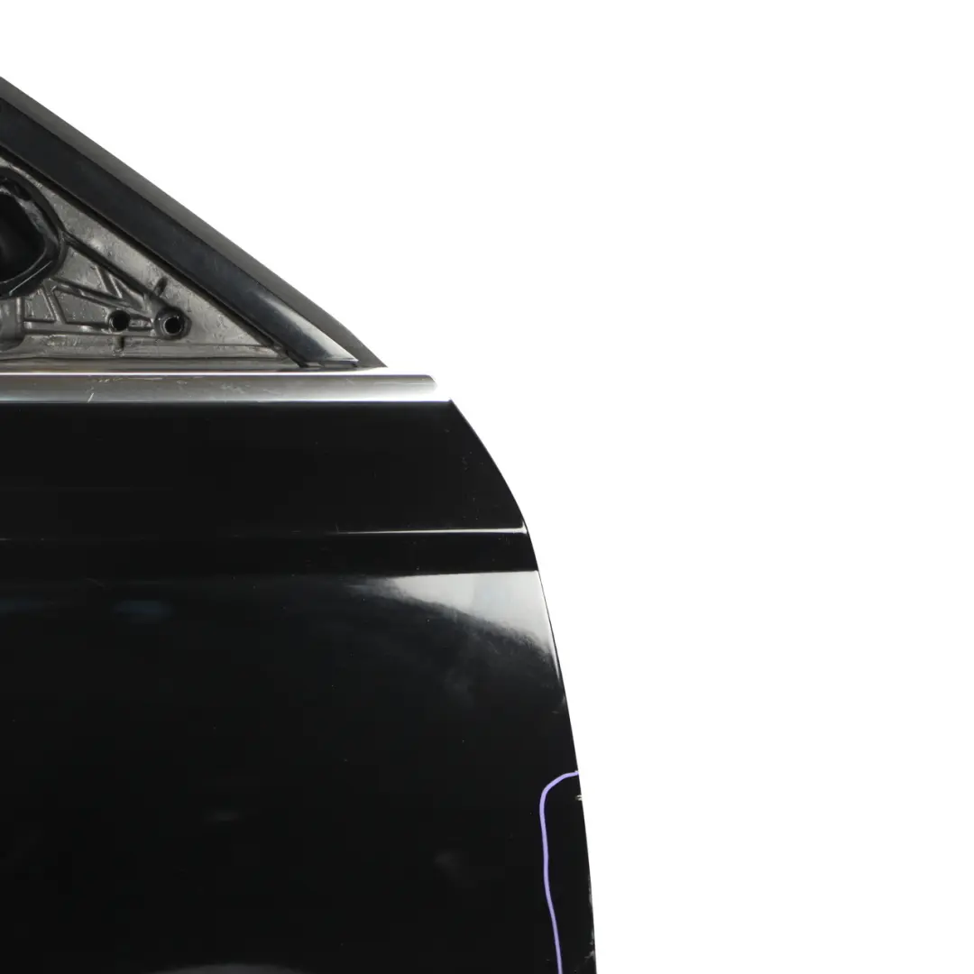 Audi A6 C7 Door Front Right O/S Covering Panel Brilliant Black Metallic - Y9B - SKU 4G0831052-BBL - Part number 4G0831052