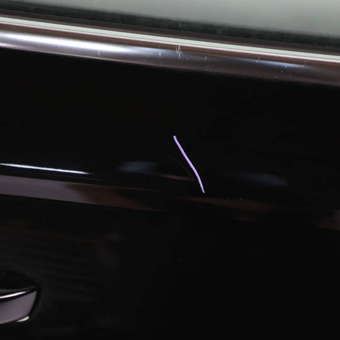 Audi A6 C7 Door Front Right O/S Covering Panel Brilliant Black Metallic - Y9B - SKU 4G0831052-BBL - Part number 4G0831052