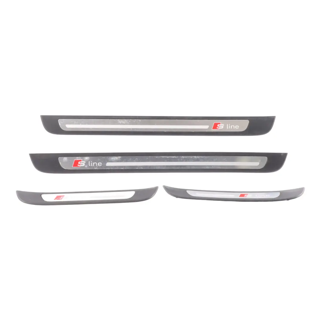 Front Rear Door Sill Plate Entrance Cover Trim S Line Set to Audi A6 C7 with Part number 4G0853373K Audi A6 C7 Front Rear Door Sill Plate Entrance Cover Trim S Line Set - SKU 4G0853373K-1 - Part number 4G0853373K