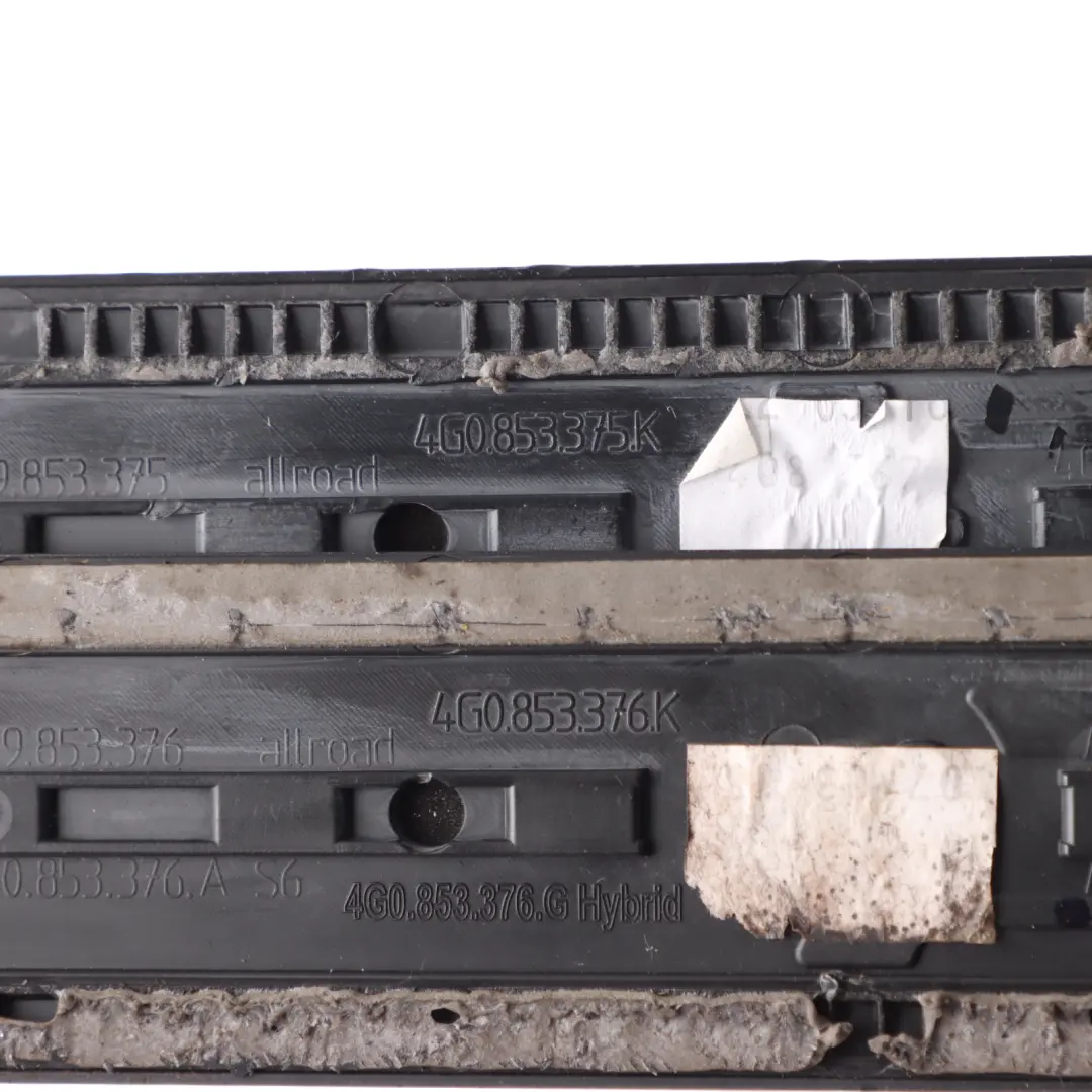 Audi A6 C7 Front Rear Door Sill Plate Entrance Cover Trim S Line Set - SKU 4G0853373K-1 - Part number 4G0853373K