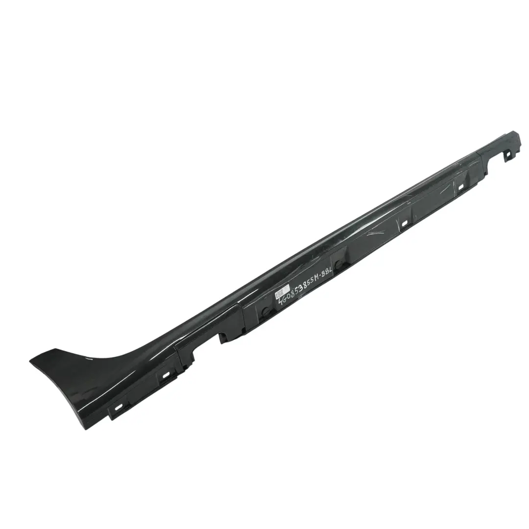 Minigonna Laterale Destra Copertura Soglia Porta Brilliant Black Y9B per Audi A6 C7 con numero di parte 4G0853856M Audi A6 C7 Minigonna Laterale Destra Copertura Soglia Porta Brilliant Black Y9B - SKU 4G0853856M-BBL - Numero di parte 4G0853856M