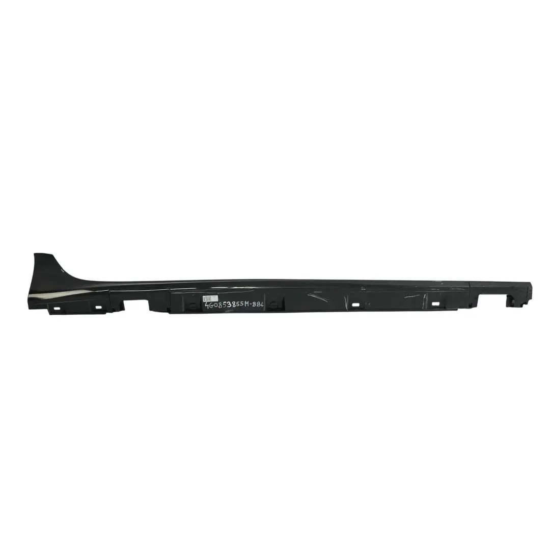 Minigonna Laterale Destra Copertura Soglia Porta Brilliant Black Y9B per Audi A6 C7 con numero di parte 4G0853856M Audi A6 C7 Minigonna Laterale Destra Copertura Soglia Porta Brilliant Black Y9B - SKU 4G0853856M-BBL - Numero di parte 4G0853856M