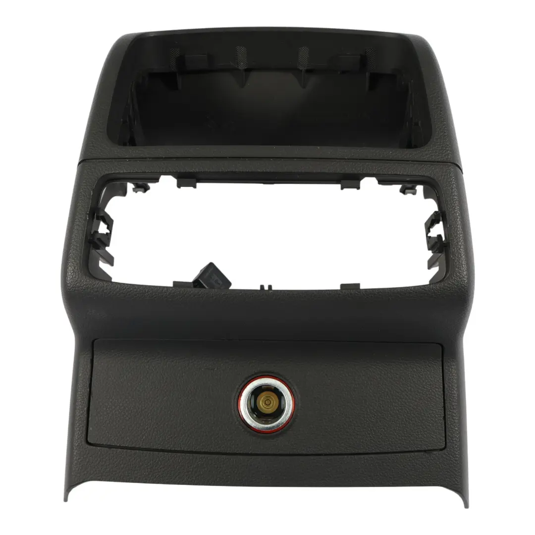 Audi A6 C7 Rear Centre Console Lighter Surround Trim Cover Black - SKU 4G0919180A-1 - Part number 4G0919180A