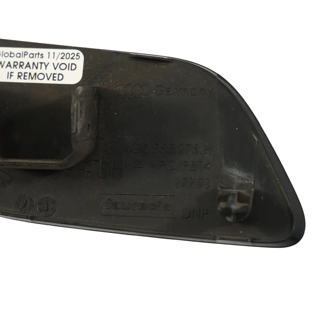 Cuffia Ugello Lavafari Anteriore Sinistra Nero Brillante-Y9B per Audi A6 C7 con numero di parte 4G0955275H Audi A6 C7 Cuffia Ugello Lavafari Anteriore Sinistra Nero Brillante-Y9B - SKU 4G0955275H-BBL - Numero di parte 4G0955275H
