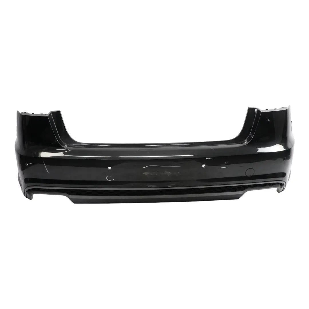 Audi A6 C7 Rear Bumper Trim Panel Covering Brilliant Black Metallic - Y9B - SKU 4G5807067L-BBL - Part number 4G5807067L