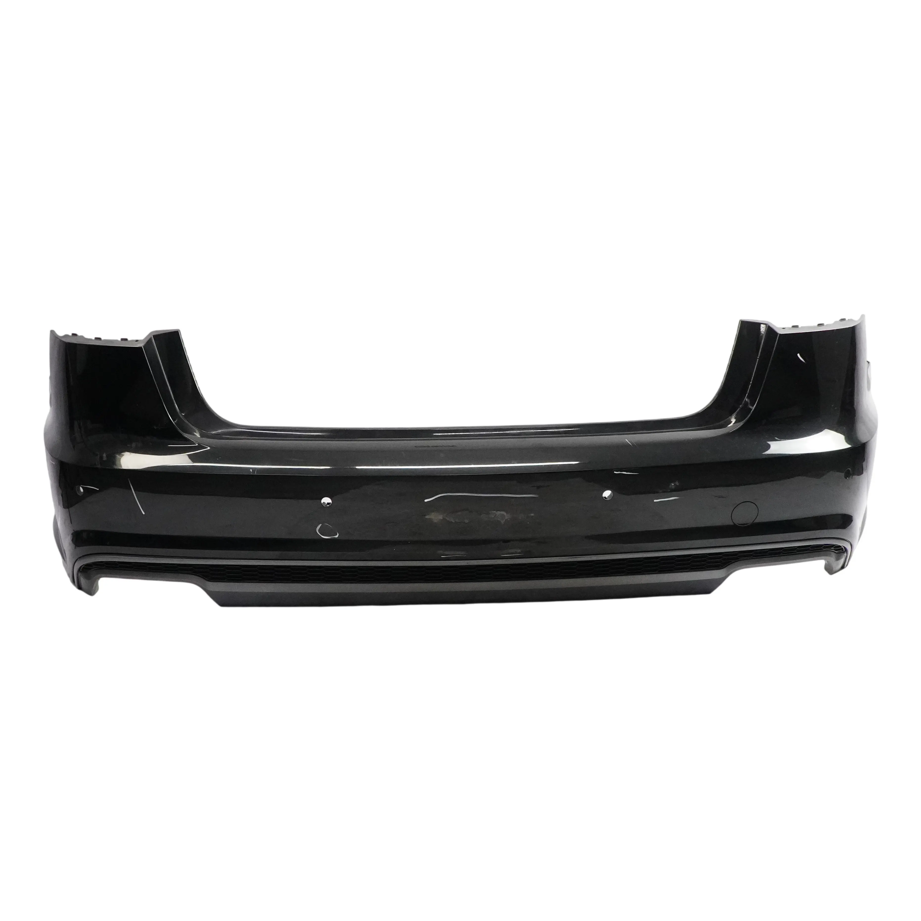 Audi A6 C7 Rear Bumper Trim Panel Covering Brilliant Black Metallic - Y9B