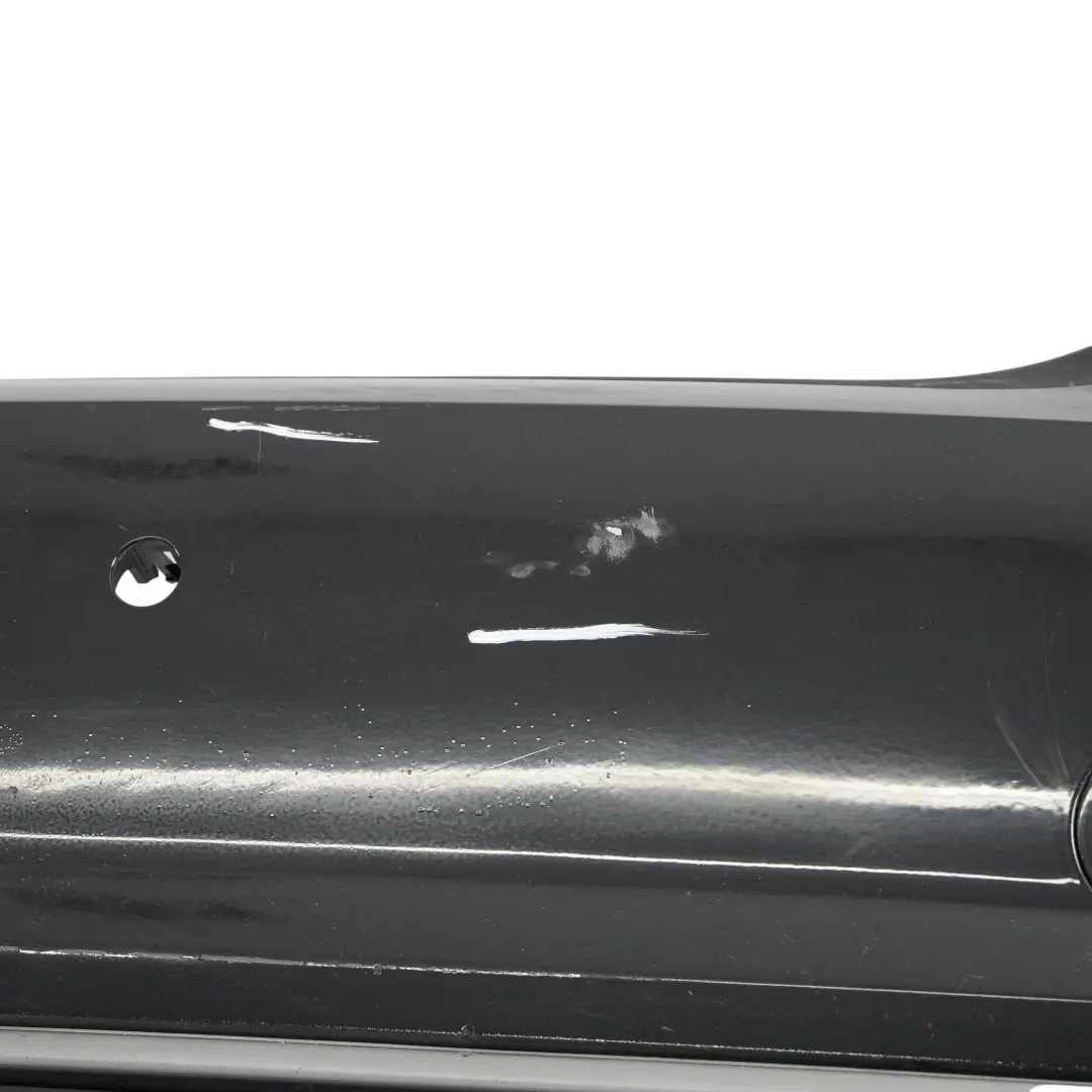 Bumper Trim Panel Covering Brilliant Black Metallic - Y9B to Audi A6 C7 Rear with Part number 4G5807067L Audi A6 C7 Rear Bumper Trim Panel Covering Brilliant Black Metallic - Y9B - SKU 4G5807067L-BBL - Part number 4G5807067L