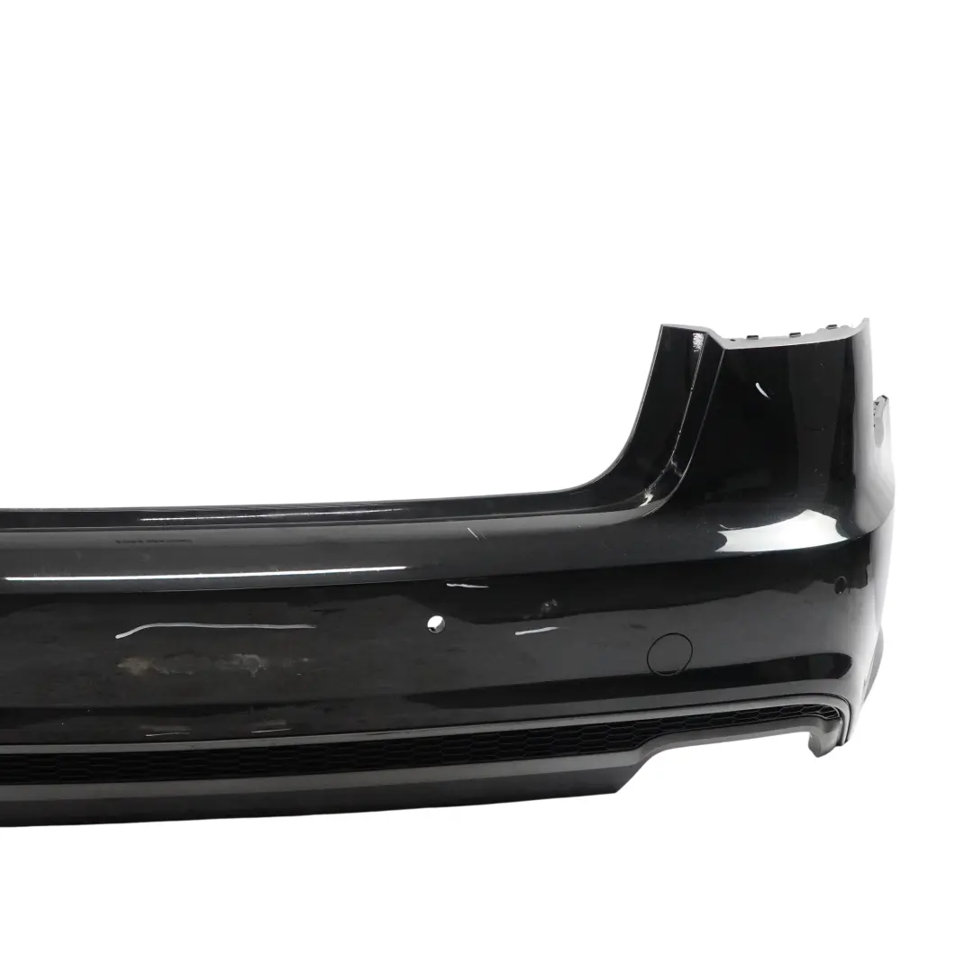 Bumper Trim Panel Covering Brilliant Black Metallic - Y9B to Audi A6 C7 Rear with Part number 4G5807067L Audi A6 C7 Rear Bumper Trim Panel Covering Brilliant Black Metallic - Y9B - SKU 4G5807067L-BBL - Part number 4G5807067L