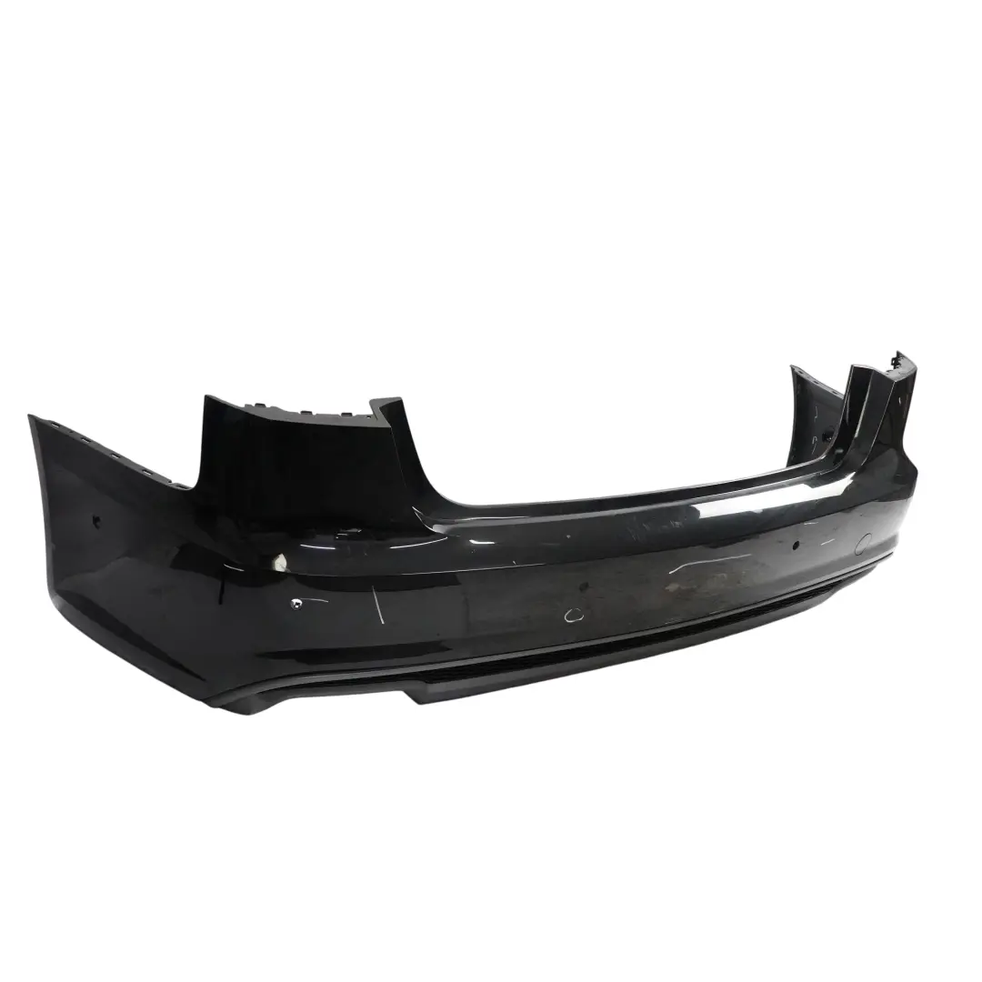 Bumper Trim Panel Covering Brilliant Black Metallic - Y9B to Audi A6 C7 Rear with Part number 4G5807067L Audi A6 C7 Rear Bumper Trim Panel Covering Brilliant Black Metallic - Y9B - SKU 4G5807067L-BBL - Part number 4G5807067L