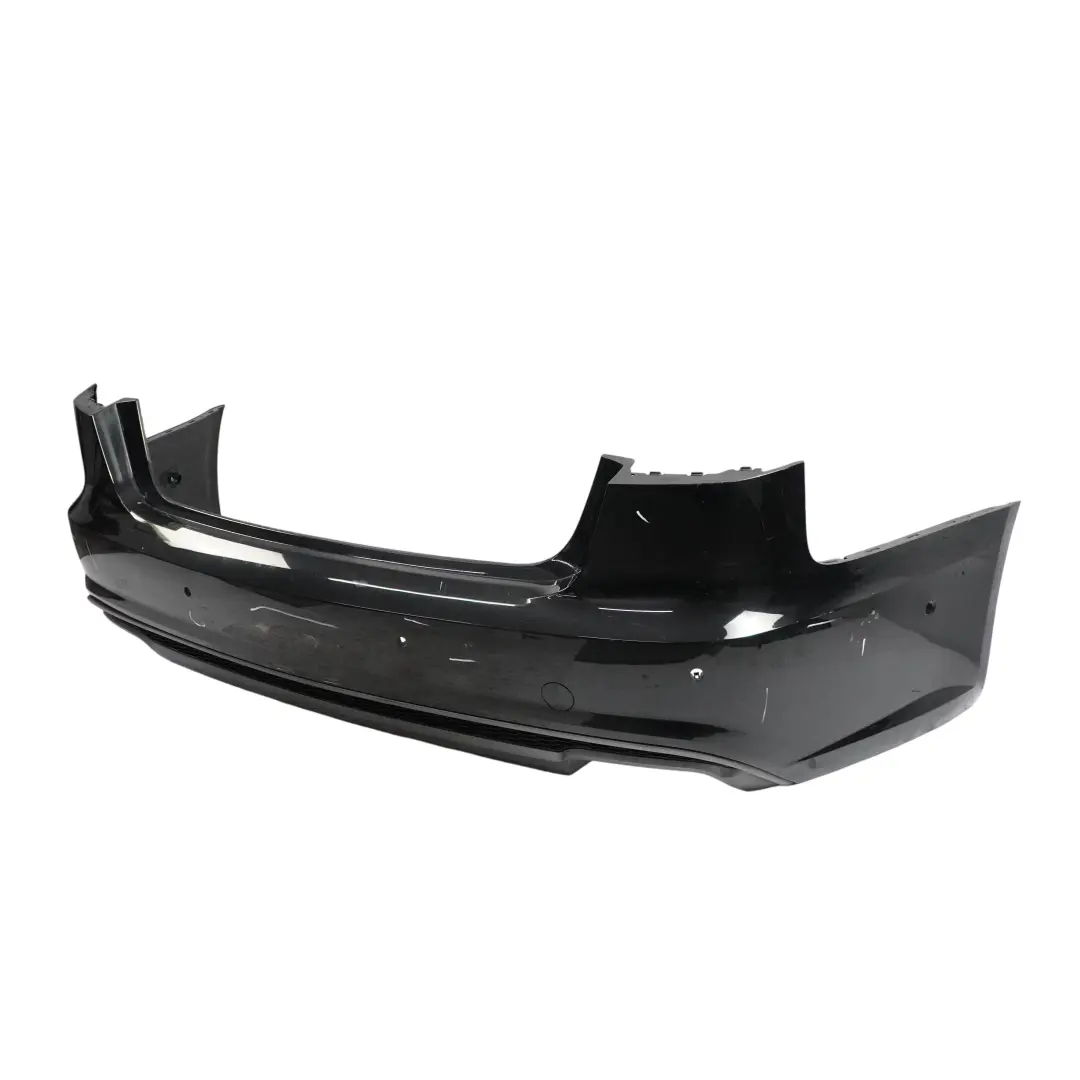Audi A6 C7 Rear Bumper Trim Panel Covering Brilliant Black Metallic - Y9B - SKU 4G5807067L-BBL - Part number 4G5807067L