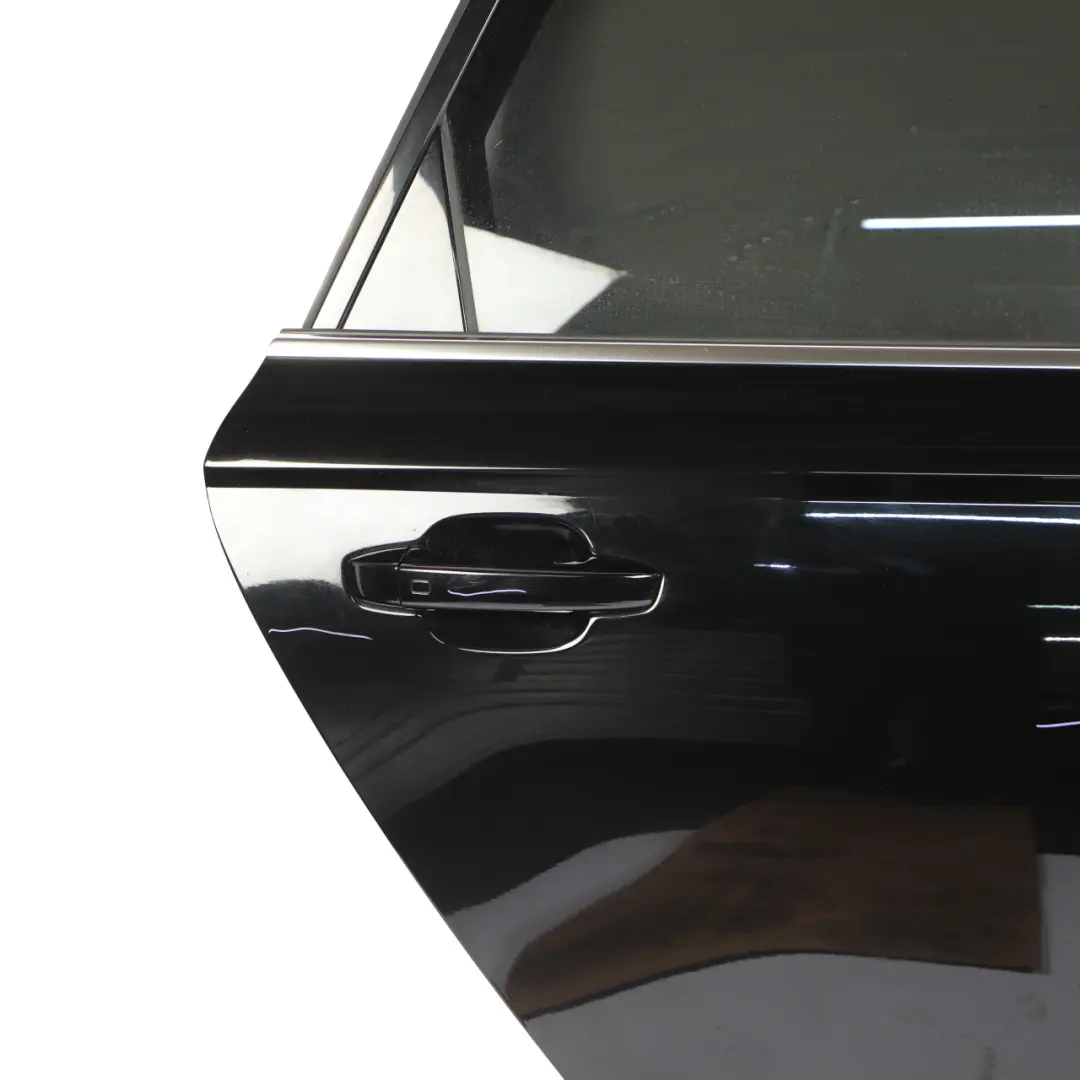 Door Rear Right O/S Brilliant Black Metallic - Y9B to Audi A6 C7 4G with Part number 4G5833052 Audi A6 C7 4G Door Rear Right O/S Brilliant Black Metallic - Y9B - SKU 4G5833052-BBL - Part number 4G5833052