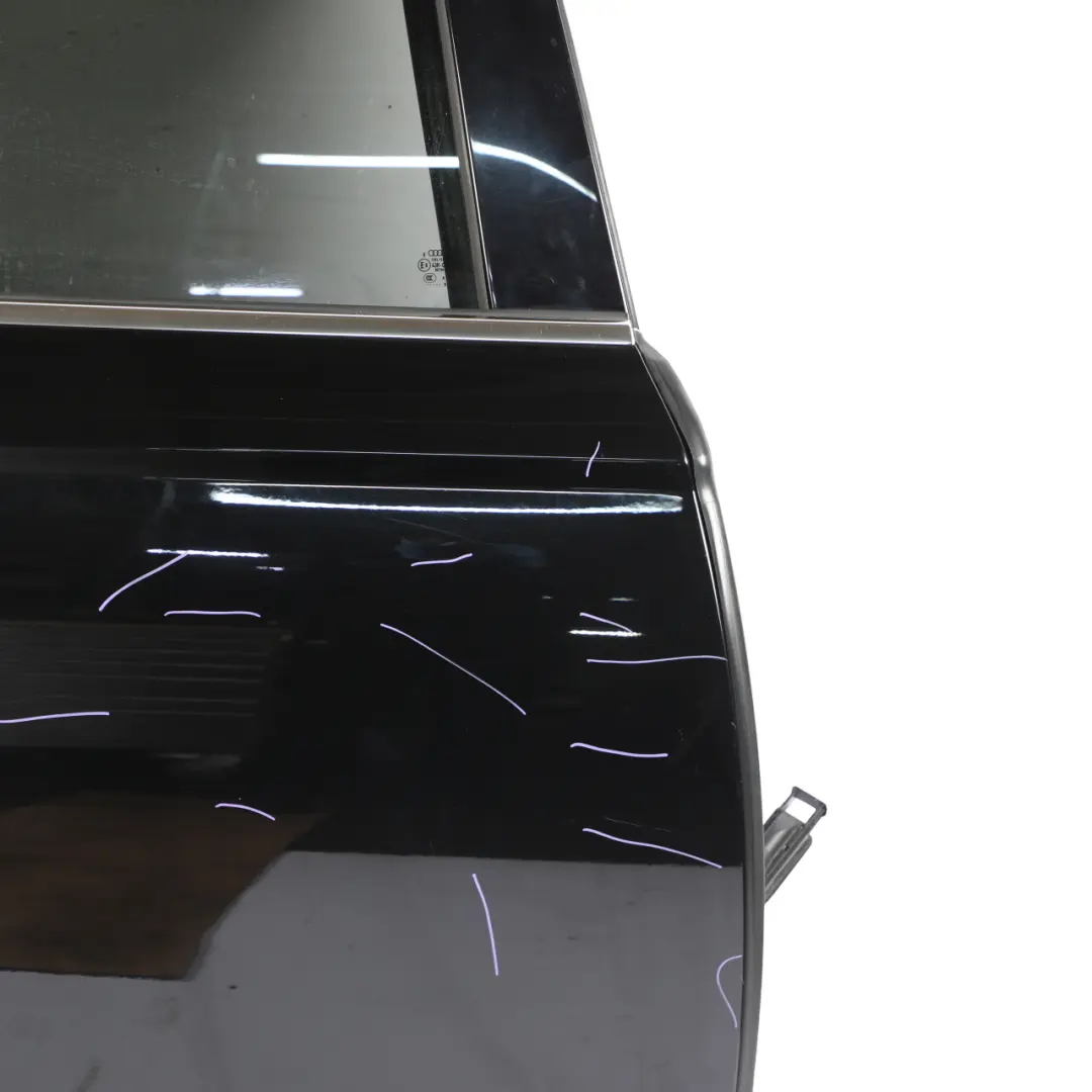 Door Rear Right O/S Covering Panel Brilliant Black Metallic - Y9B to Audi A6 C7 4G with Part number 4G5833052 Audi A6 C7 4G Door Rear Right O/S Covering Panel Brilliant Black Metallic - Y9B - SKU 4G5833052-BBL - Part number 4G5833052