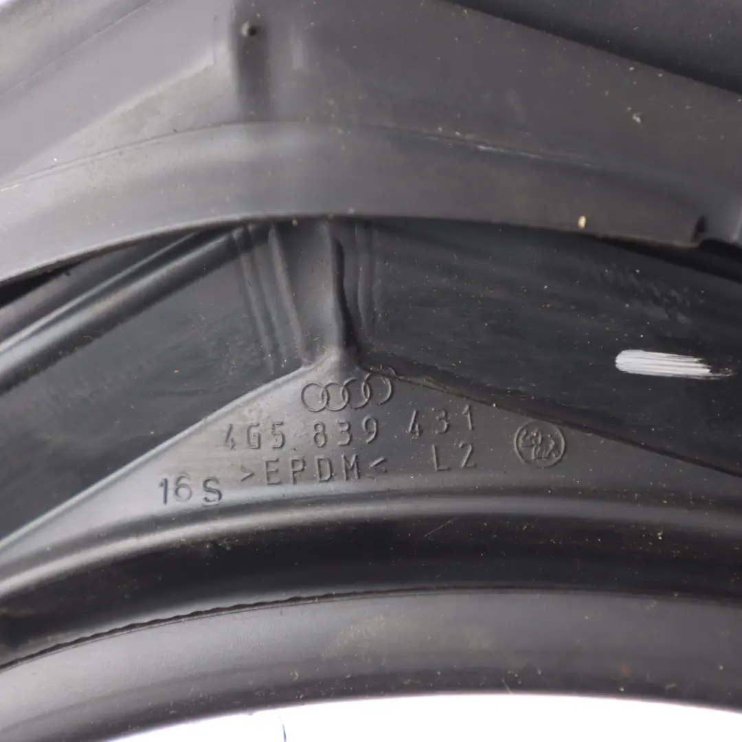 Audi A6 C7 Door Window Seal Rear Left N/S Guide Frame Cover - SKU 4G5839431 - Part number 4G5839431