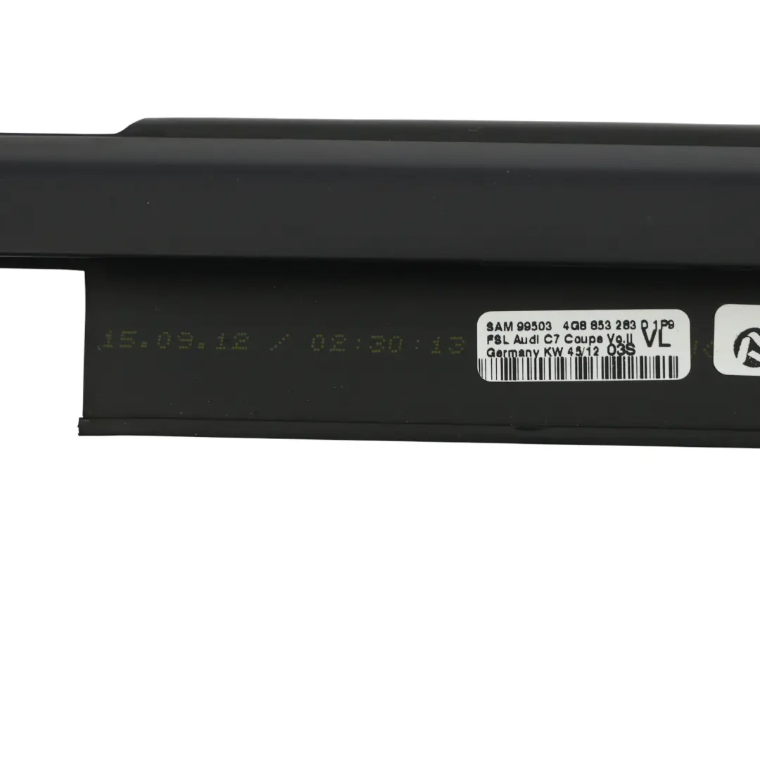 Audi A7 4G Zewnętrzna Uszczelka Szyby Drzwi Przednia Przód Lewa - SKU 4G8853283D - Numer Części 4G8853283D