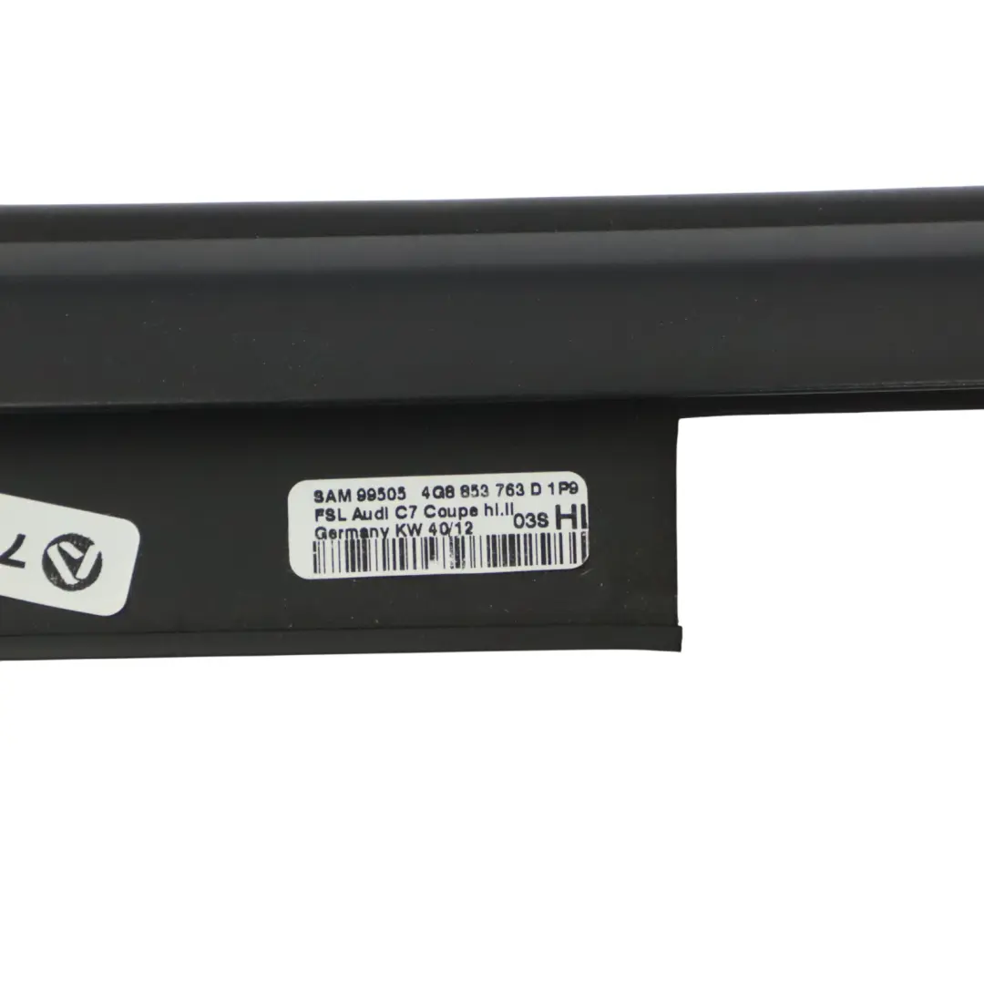 Audi A7 C7 Türfenster Glas Dichtungsstreifen Dichtung Hinten Links - SKU 4G8853763D - Teilenummer 4G8853763D