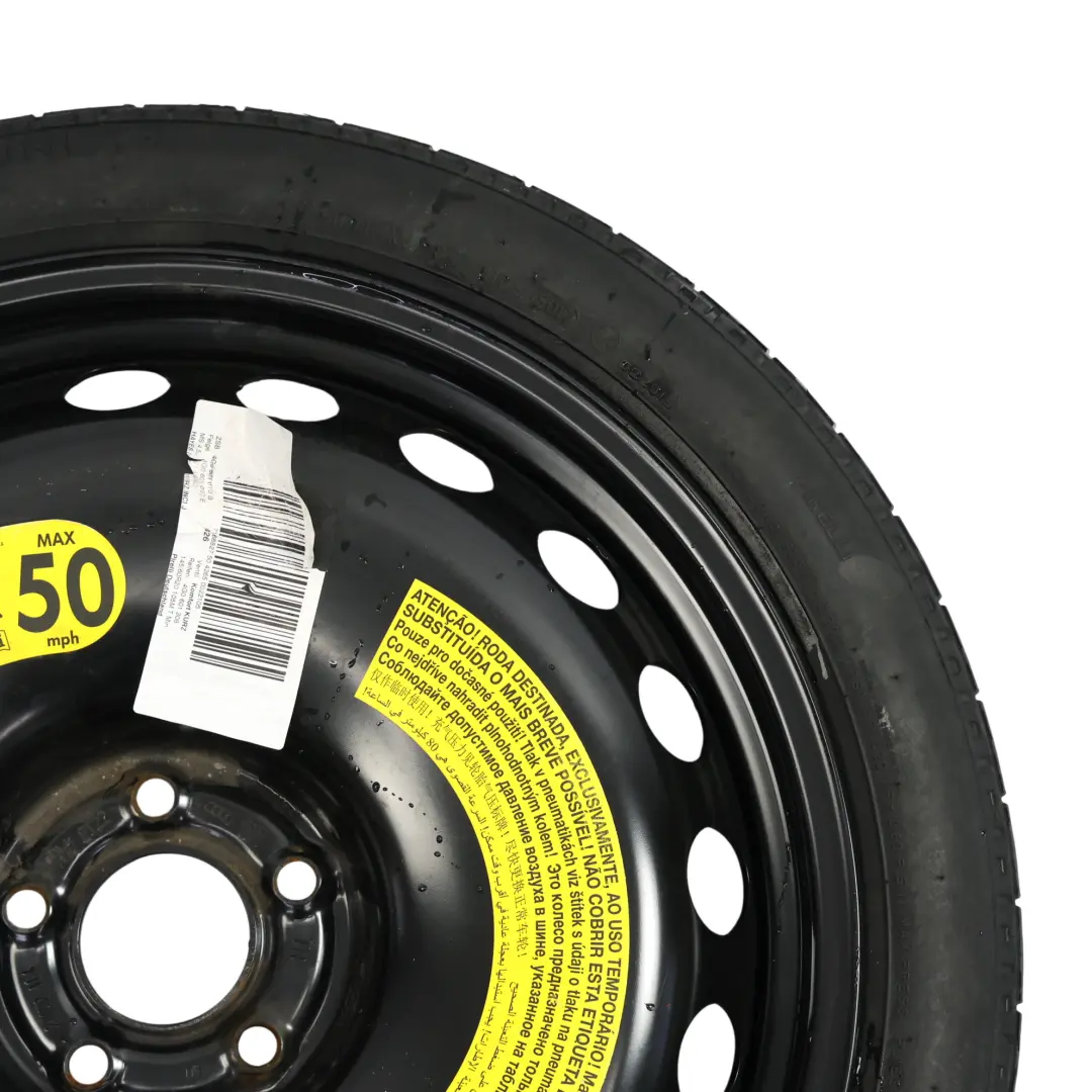 Audi A7 4G Rueda Acero Neumático Pirelli 145/60/R20 41/2.Jx ET22 4GC601027E - SKU 4G0601027E-2 - Número de pieza 4G0601027E