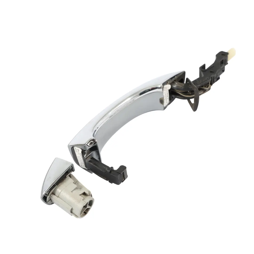 Audi A6 C7 A8 D4 Außen Tür Griff Hinten Links Quarzgrau - Y7G - SKU 4H0837205B-QGR - Teilenummer 4H0837205B