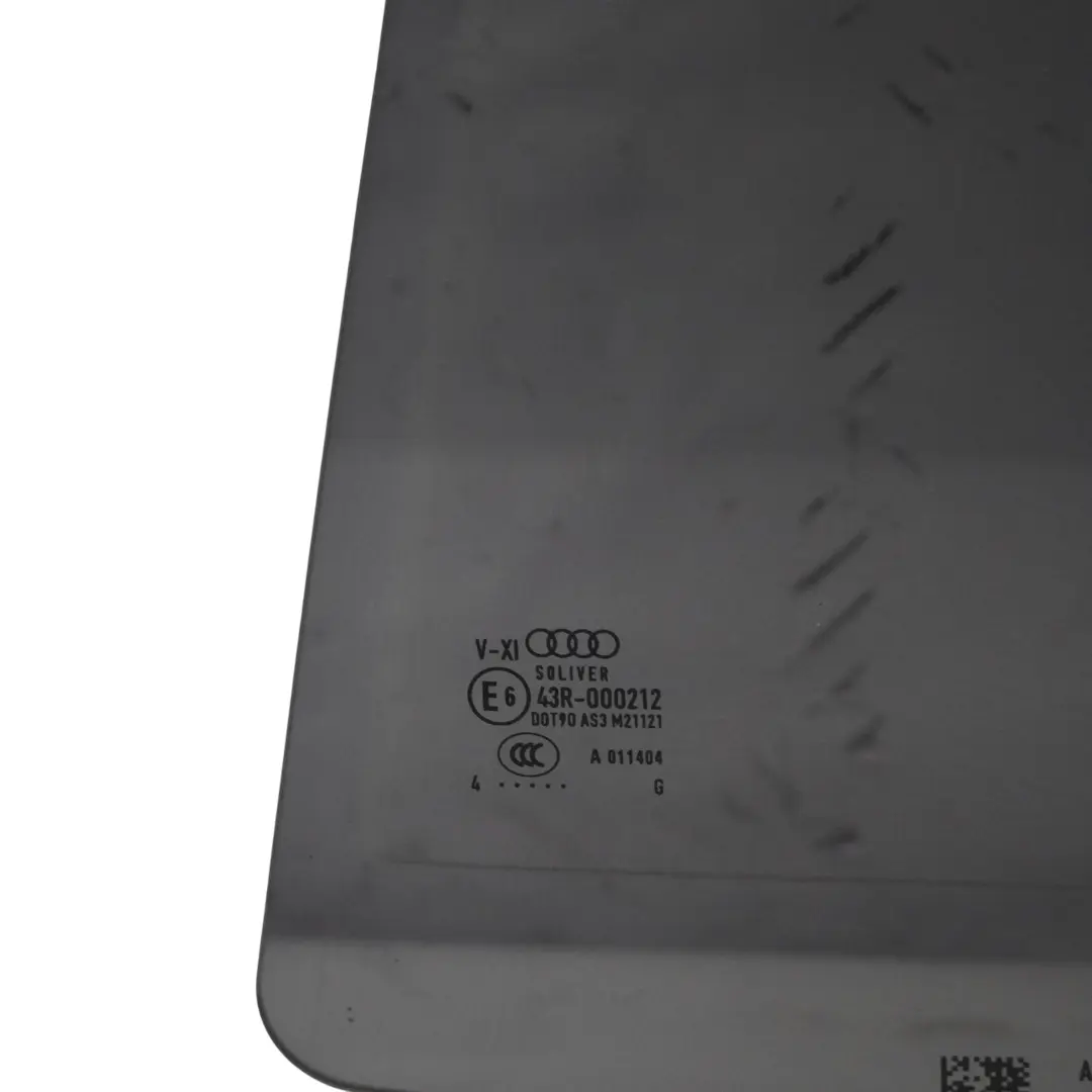 Door Window Shatterproof Glass Rear Left N/S Tinted AS3 to Audi A8 D4 with Part number 4H0845025H Audi A8 D4 Door Window Shatterproof Glass Rear Left N/S Tinted AS3 - SKU 4H0845025H - Part number 4H0845025H