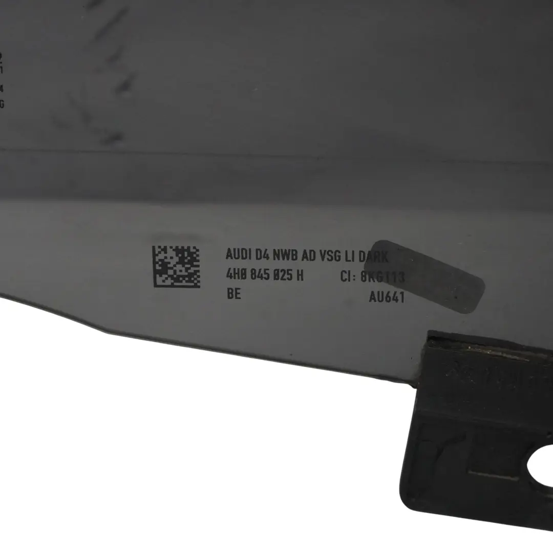 Audi A8 D4 Tür Fenster Splitter Schutz Glas Hinten Links Getönt AS3 - SKU 4H0845025H - Teilenummer 4H0845025H