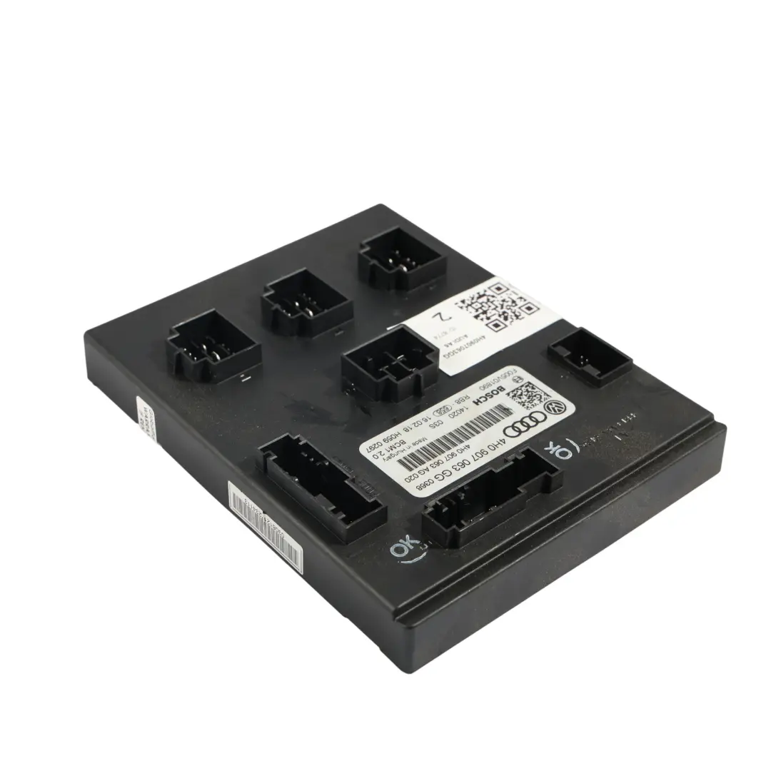 Onboard Versorgung BCM Body Control Module Unit ECU für Audi A6 C7 A7 4G mit Teilenummer 4H0907063GG Audi A6 C7 A7 4G Onboard Versorgung BCM Body Control Module Unit ECU - SKU 4H0907063GG - Teilenummer 4H0907063GG