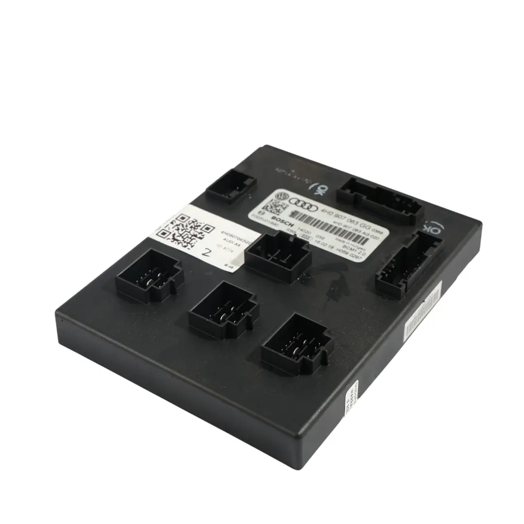 Alimentazione BCM Body Control Module Unit ECU per Audi A6 C7 A7 4G con numero di parte 4H0907063GG Audi A6 C7 A7 4G Alimentazione BCM Body Control Module Unit ECU - SKU 4H0907063GG - Numero di parte 4H0907063GG