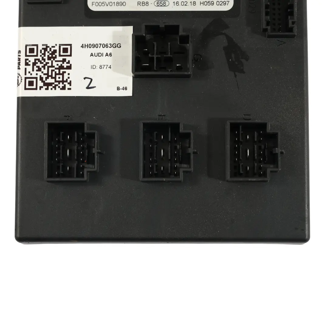 Moduł Sterownik Komfortu BCM ECU do Audi A6 C7 A7 4G o numerze 4H0907063GG Audi A6 C7 A7 4G Moduł Sterownik Komfortu BCM ECU - SKU 4H0907063GG - Numer Części 4H0907063GG