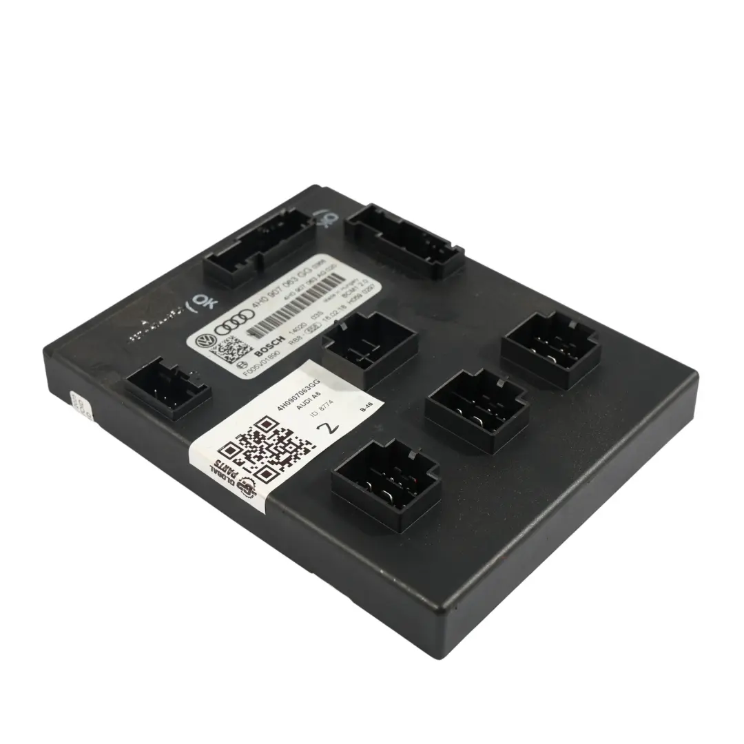 Onboard Supply BCM Body Control Module Unit ECU to Audi A6 C7 A7 4G with Part number 4H0907063GG Audi A6 C7 A7 4G Onboard Supply BCM Body Control Module Unit ECU - SKU 4H0907063GG - Part number 4H0907063GG