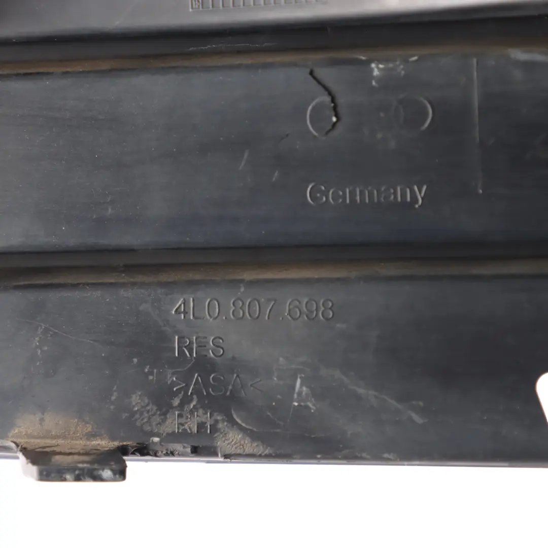 Audi Q7 4L Front Bumper Insert Lower Grille Trim Panel Right O/S - SKU 4L0807698 - Part number 4L0807698