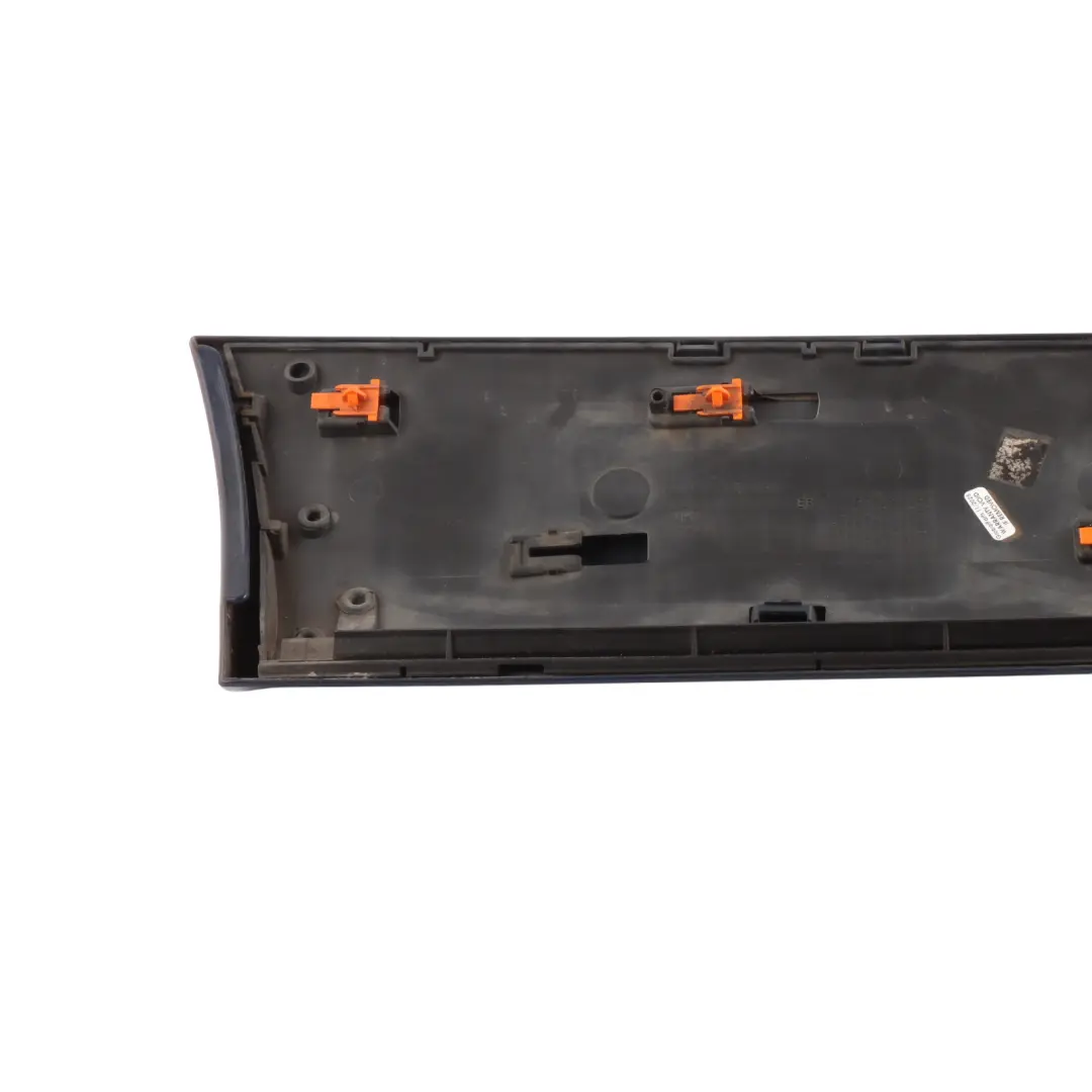 Door Sill Cover Moulding Strip Rear Left N/S Mugello Blue - Z5E to Audi Q7 4L with Part number 4L0853969F Audi Q7 4L Door Sill Cover Moulding Strip Rear Left N/S Mugello Blue - Z5E - SKU 4L0853969F-MUB - Part number 4L0853969F