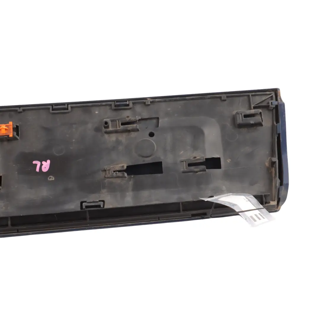 Door Sill Cover Moulding Strip Rear Left N/S Mugello Blue - Z5E to Audi Q7 4L with Part number 4L0853969F Audi Q7 4L Door Sill Cover Moulding Strip Rear Left N/S Mugello Blue - Z5E - SKU 4L0853969F-MUB - Part number 4L0853969F