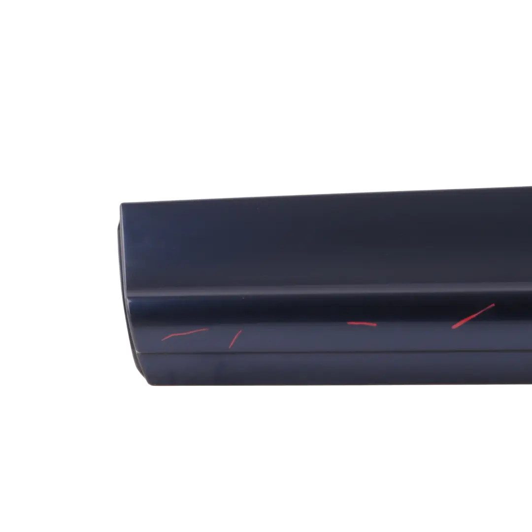 Audi Q7 4L Door Sill Cover Moulding Strip Rear Left N/S Mugello Blue - Z5E - SKU 4L0853969F-MUB - Part number 4L0853969F