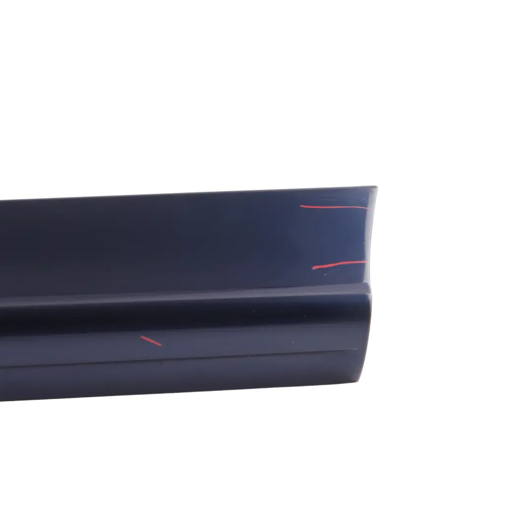 Door Sill Cover Moulding Strip Rear Left N/S Mugello Blue - Z5E to Audi Q7 4L with Part number 4L0853969F Audi Q7 4L Door Sill Cover Moulding Strip Rear Left N/S Mugello Blue - Z5E - SKU 4L0853969F-MUB - Part number 4L0853969F