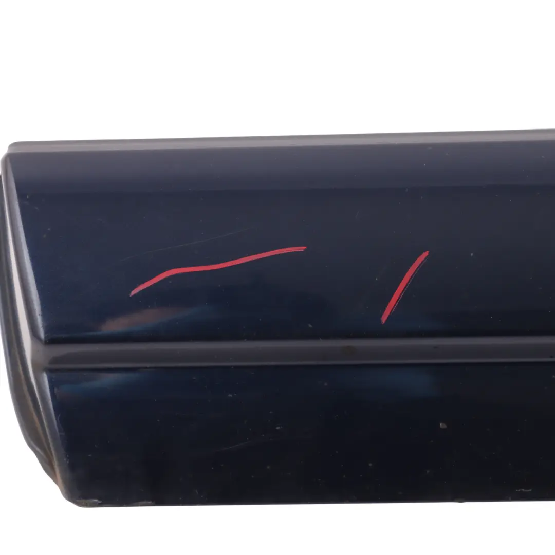 Door Sill Cover Moulding Strip Rear Left N/S Mugello Blue - Z5E to Audi Q7 4L with Part number 4L0853969F Audi Q7 4L Door Sill Cover Moulding Strip Rear Left N/S Mugello Blue - Z5E - SKU 4L0853969F-MUB - Part number 4L0853969F