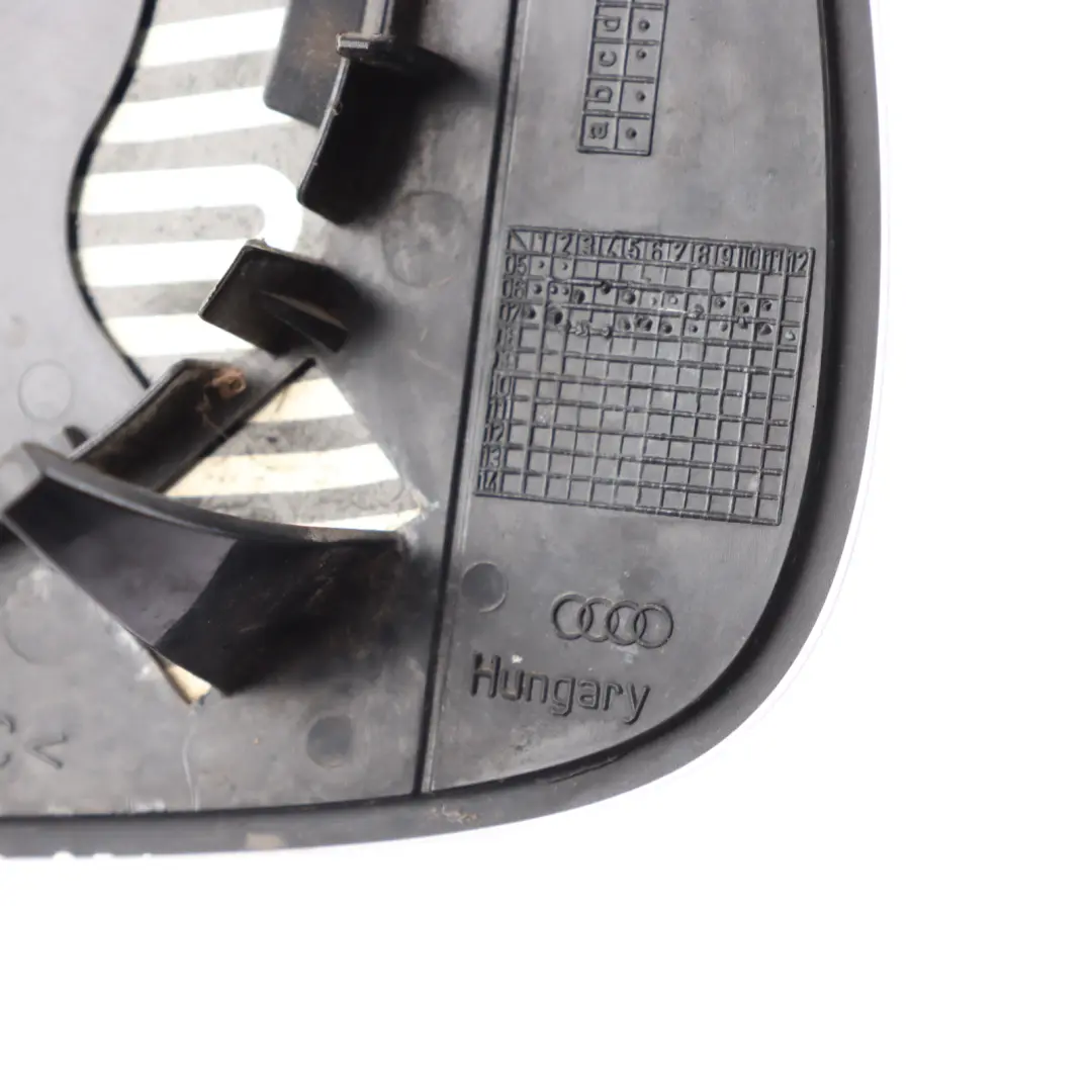 Door Wing Mirror Insert Glass Heated Front Left N/S to Audi Q7 4L with Part number 4L0857535A Audi Q7 4L Door Wing Mirror Insert Glass Heated Front Left N/S - SKU 4L0857535A - Part number 4L0857535A