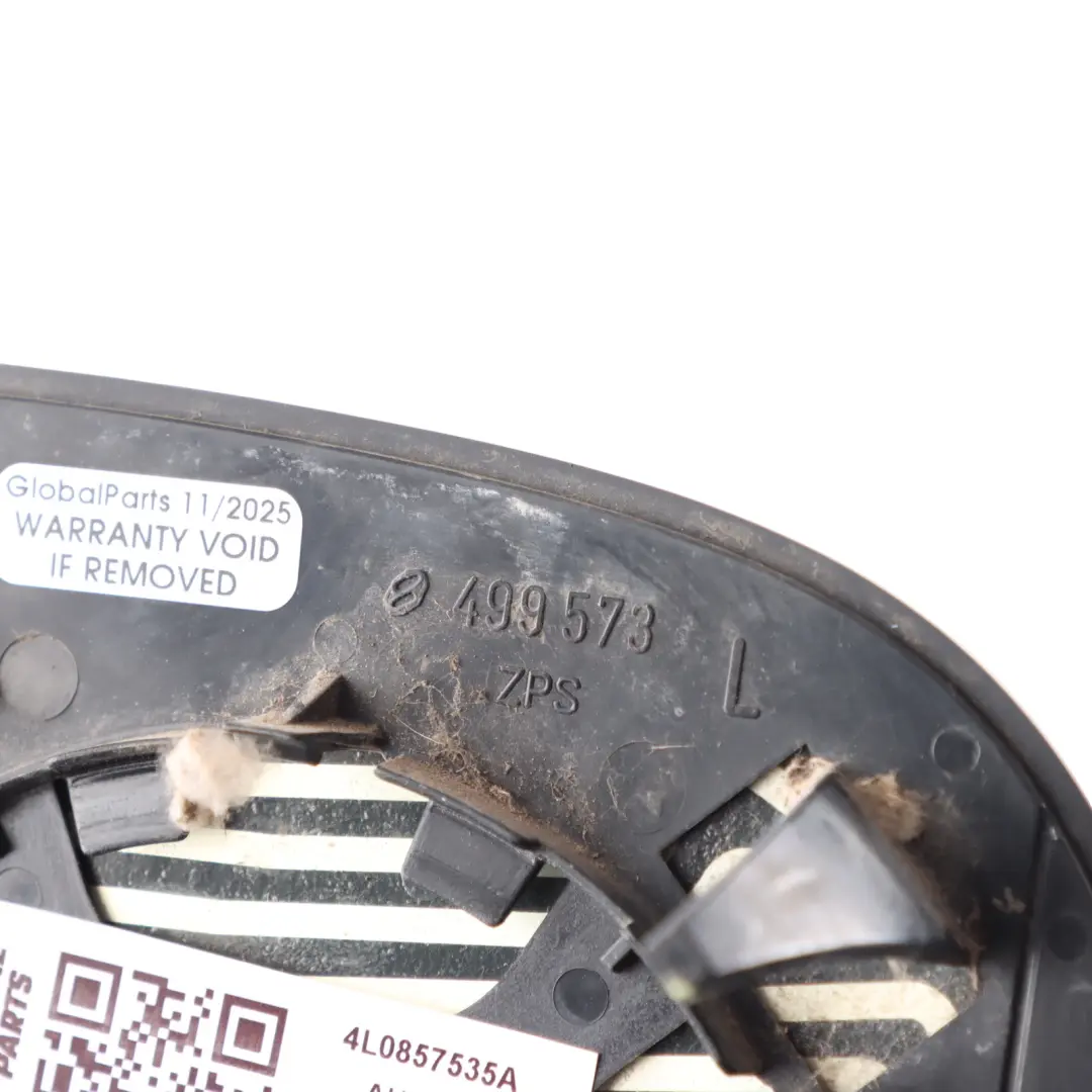 Door Wing Mirror Insert Glass Heated Front Left N/S to Audi Q7 4L with Part number 4L0857535A Audi Q7 4L Door Wing Mirror Insert Glass Heated Front Left N/S - SKU 4L0857535A - Part number 4L0857535A