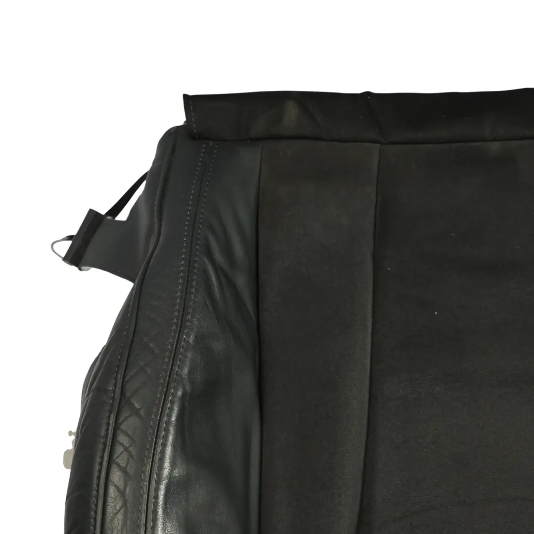 Audi Q7 4L Front Seat Cushion Cover Alcantara Leather Black Right O/S - SKU 4L0881406E - Part number 4L0881406E