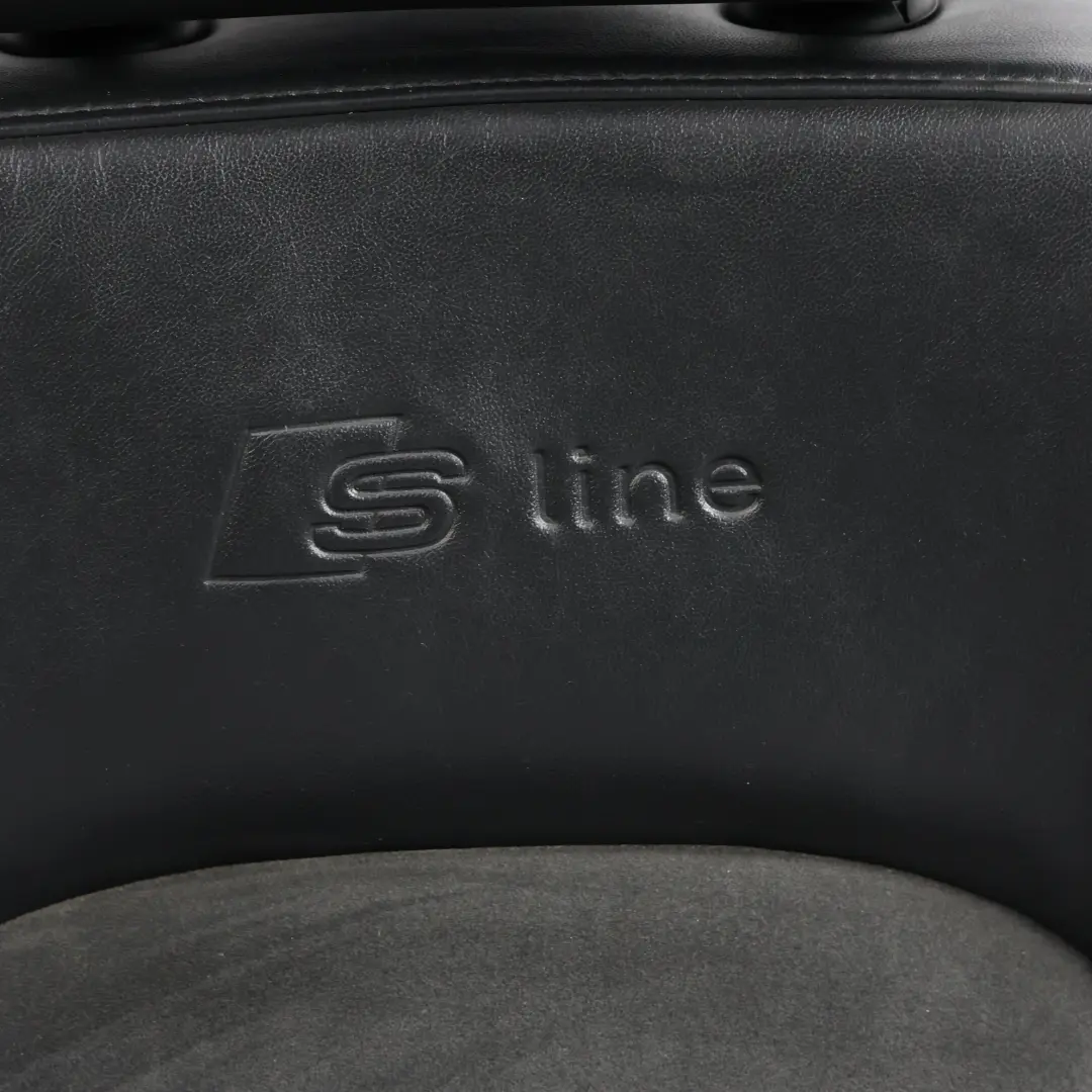 Siège Avant Gauche S-Line Cuir Sport Alcantara Noir pour Audi Q7 4L à propos du numéro de pièce 4L0881805G Audi Q7 4L Siège Avant Gauche S-Line Cuir Sport Alcantara Noir - SKU 4L0881805G-1 - Numéro de pièce 4L0881805G