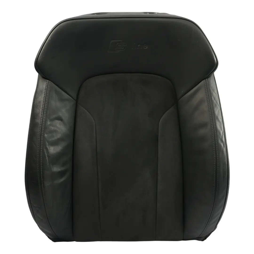 Oparcie Fotela Sport Skóra Alcantara Czarny Prawy Przód do Audi Q7 4L o numerze 4L0881806G Audi Q7 4L Oparcie Fotela Sport Skóra Alcantara Czarny Prawy Przód - SKU 4L0881806G-2 - Numer Części 4L0881806G