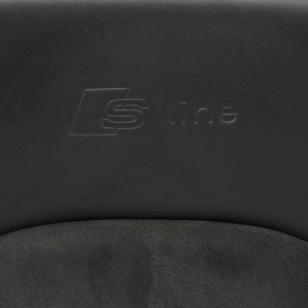 Audi Q7 4L Front Seat Sport Backrest Cover Leather Alcantara Black Right O/S - SKU 4L0881806G-2 - Part number 4L0881806G