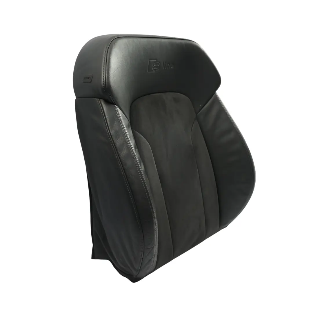 Oparcie Fotela Sport Skóra Alcantara Czarny Prawy Przód do Audi Q7 4L o numerze 4L0881806G Audi Q7 4L Oparcie Fotela Sport Skóra Alcantara Czarny Prawy Przód - SKU 4L0881806G-2 - Numer Części 4L0881806G