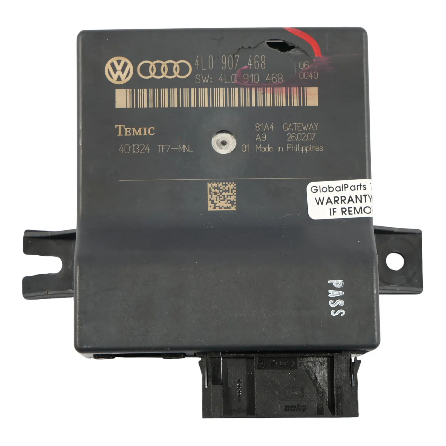 Audi A6 C6 Q7 4L Gateway Module Control Unit 4L0907468 4L0910468